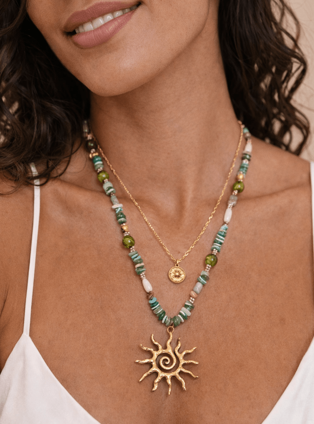 Collier vert - SOLÉA