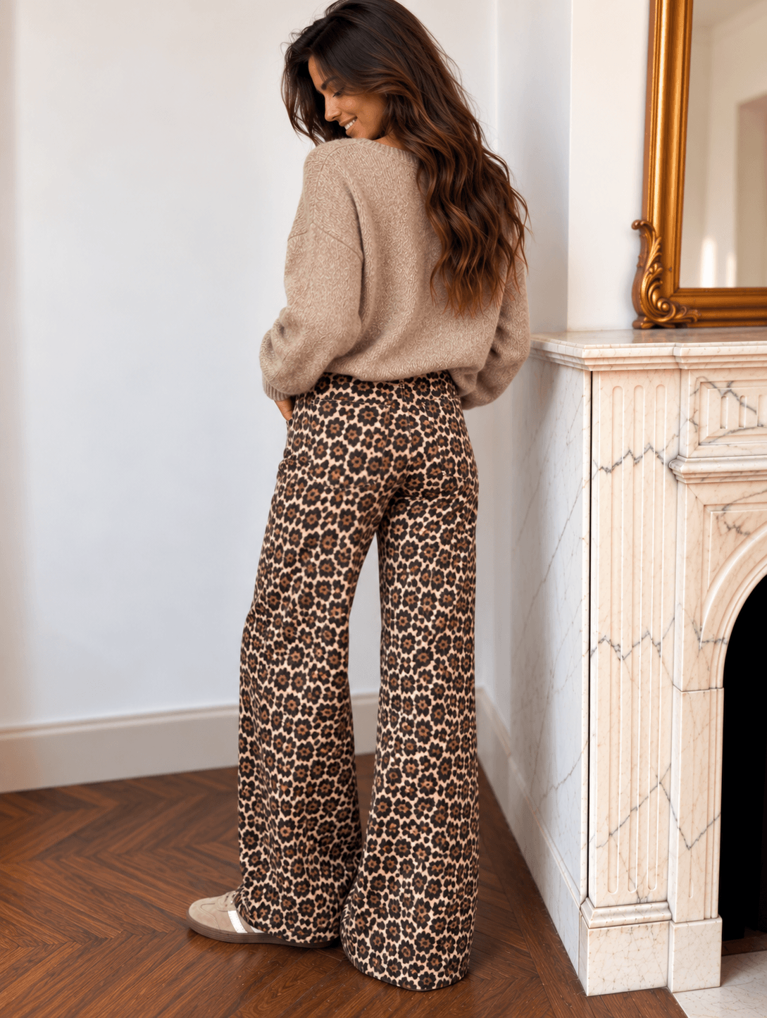 Pantalon léopard - LEA
