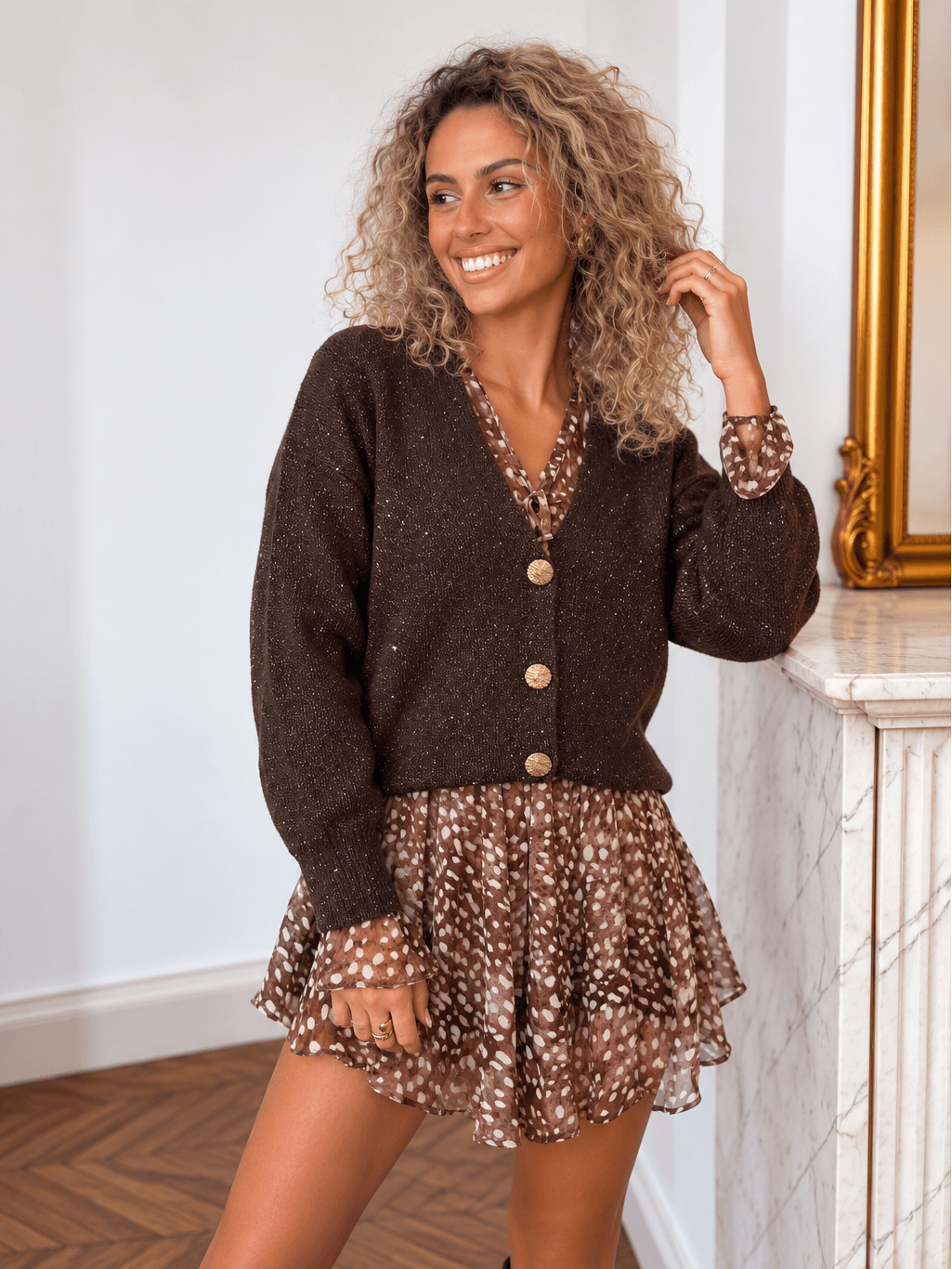Gilet chocolat - ECLAT
