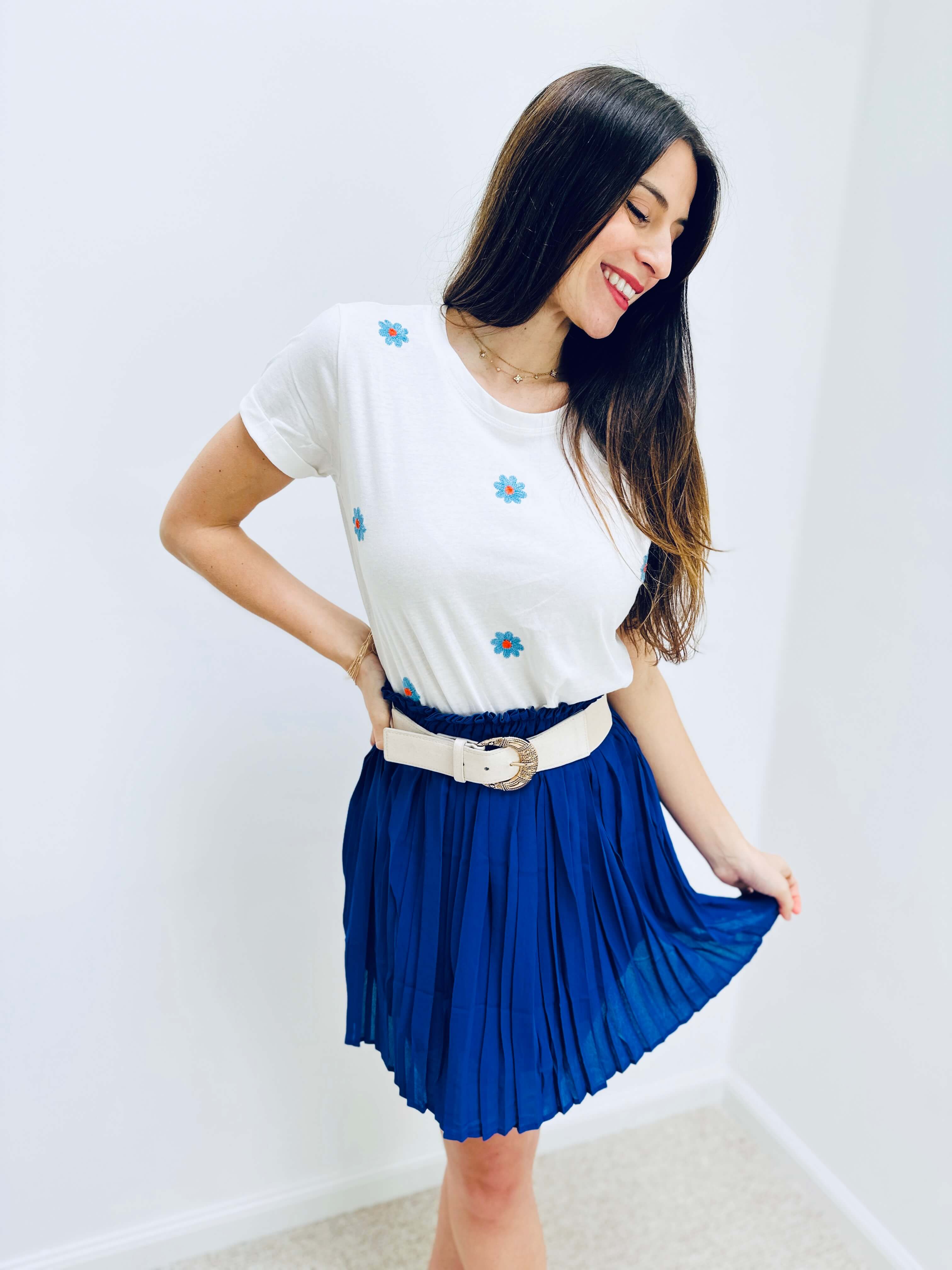 Jupe bleu - JADE