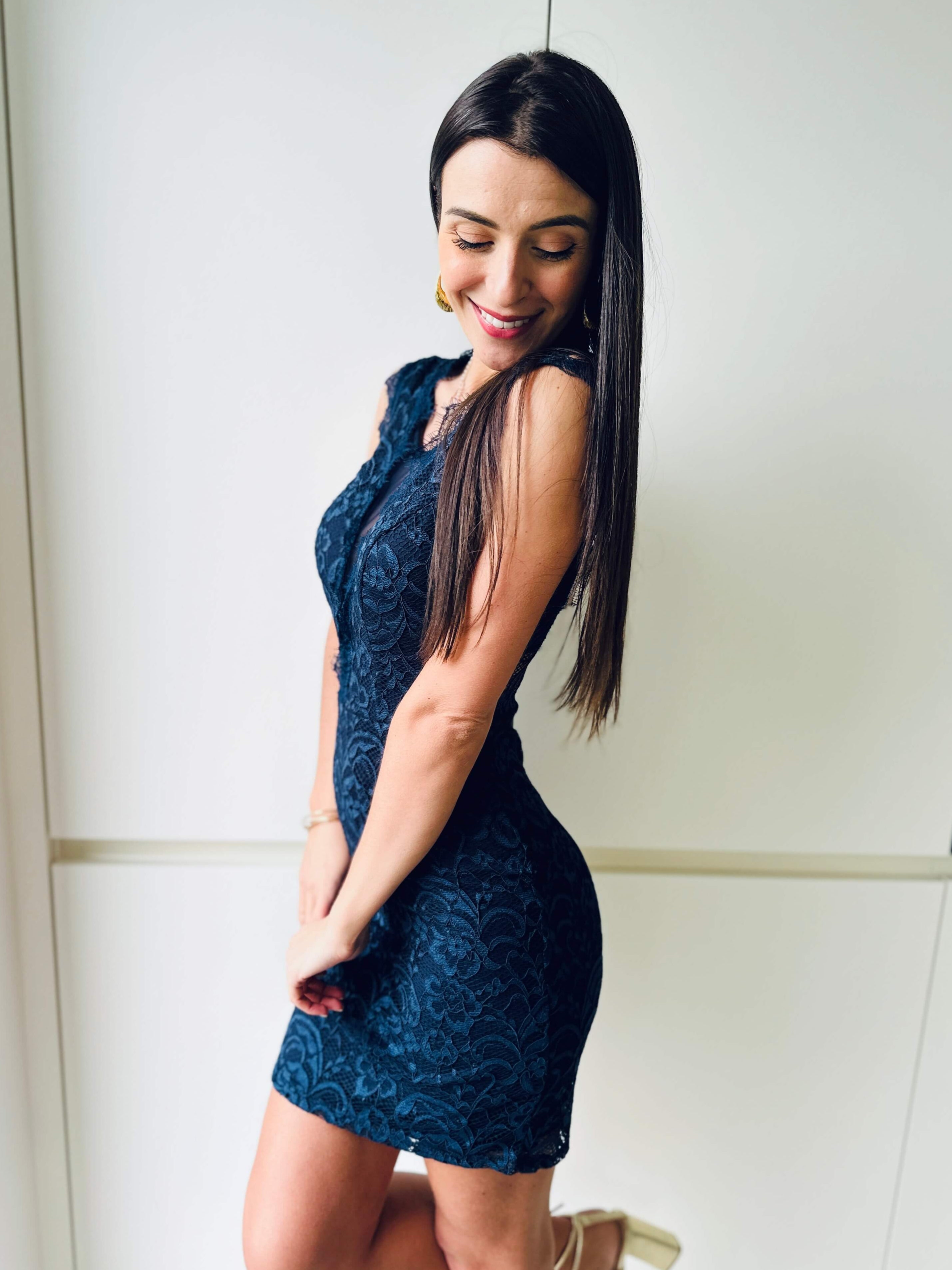 Robe bleu marine - CLAIRE