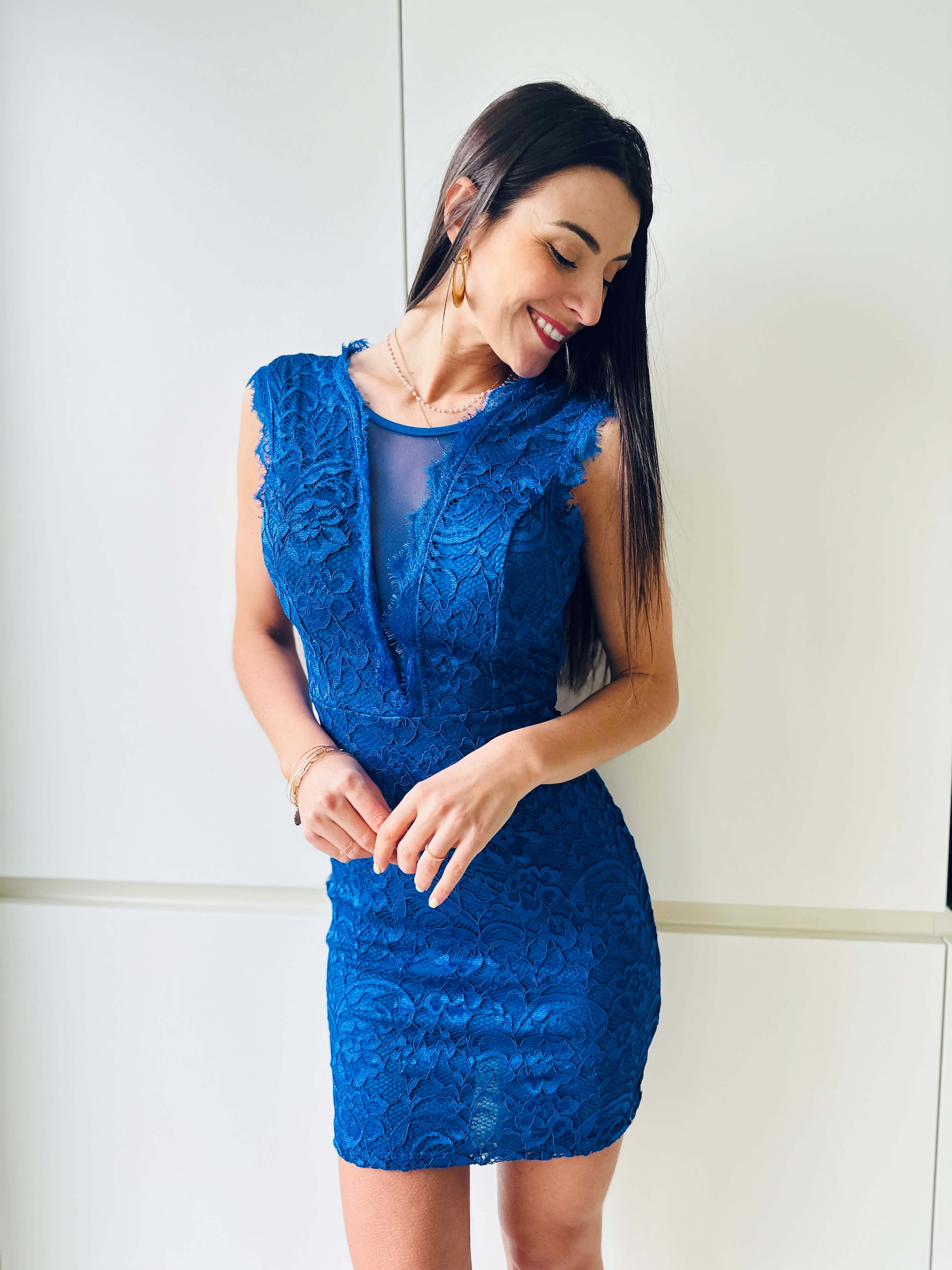 Robe bleu royal - CLAIRE