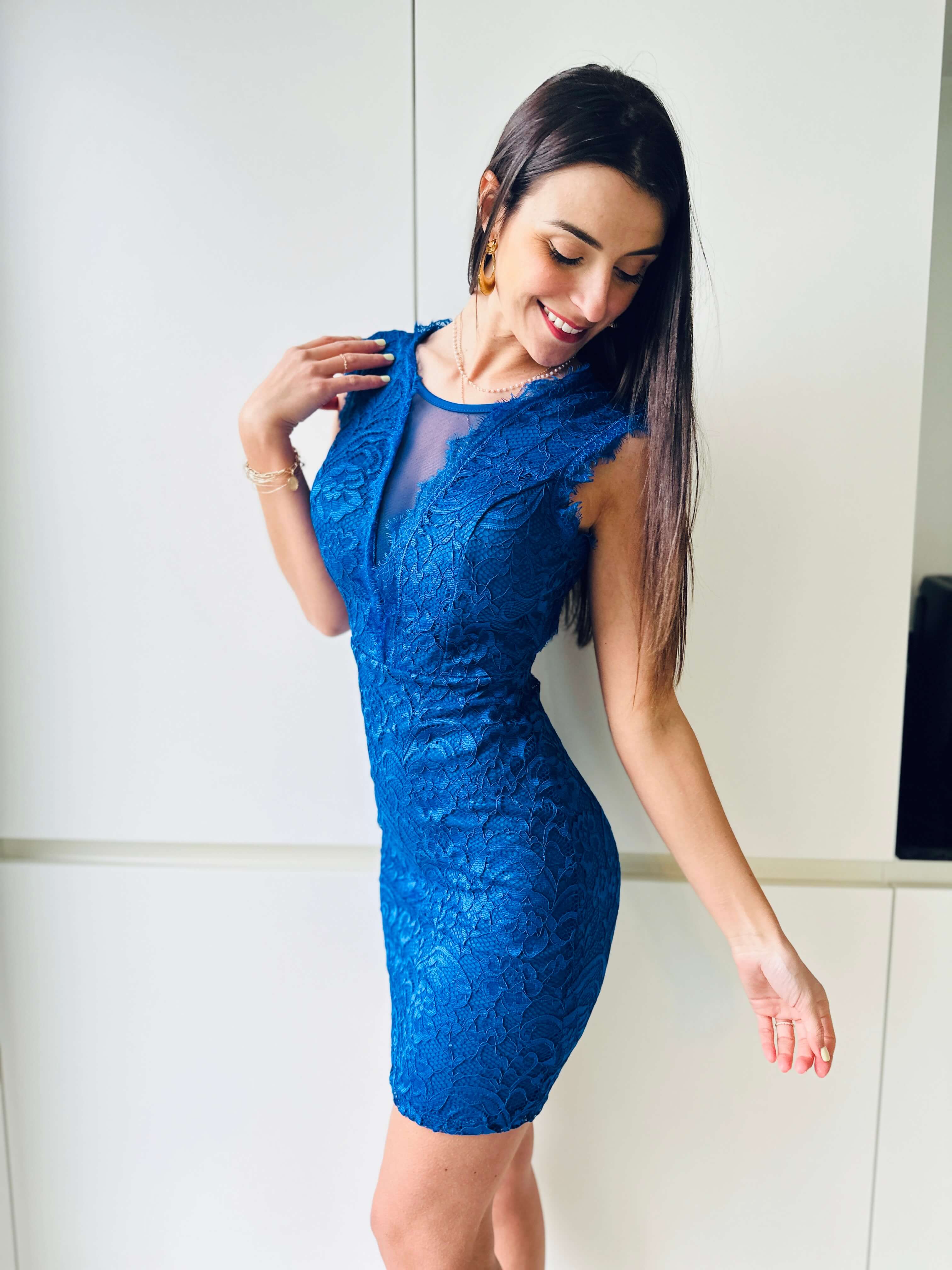 Robe bleu royal - CLAIRE