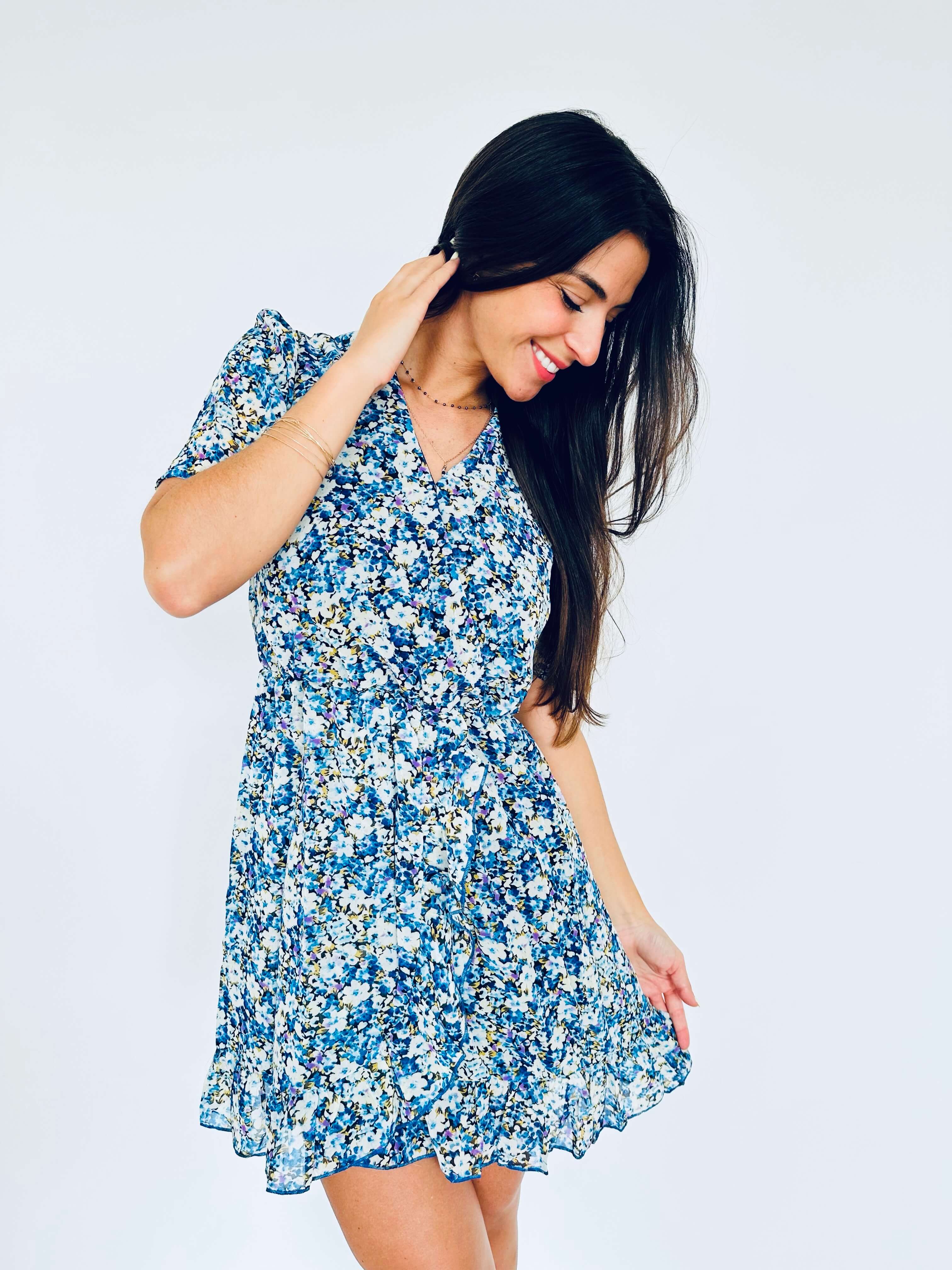 Robe bleu - CAMILLE