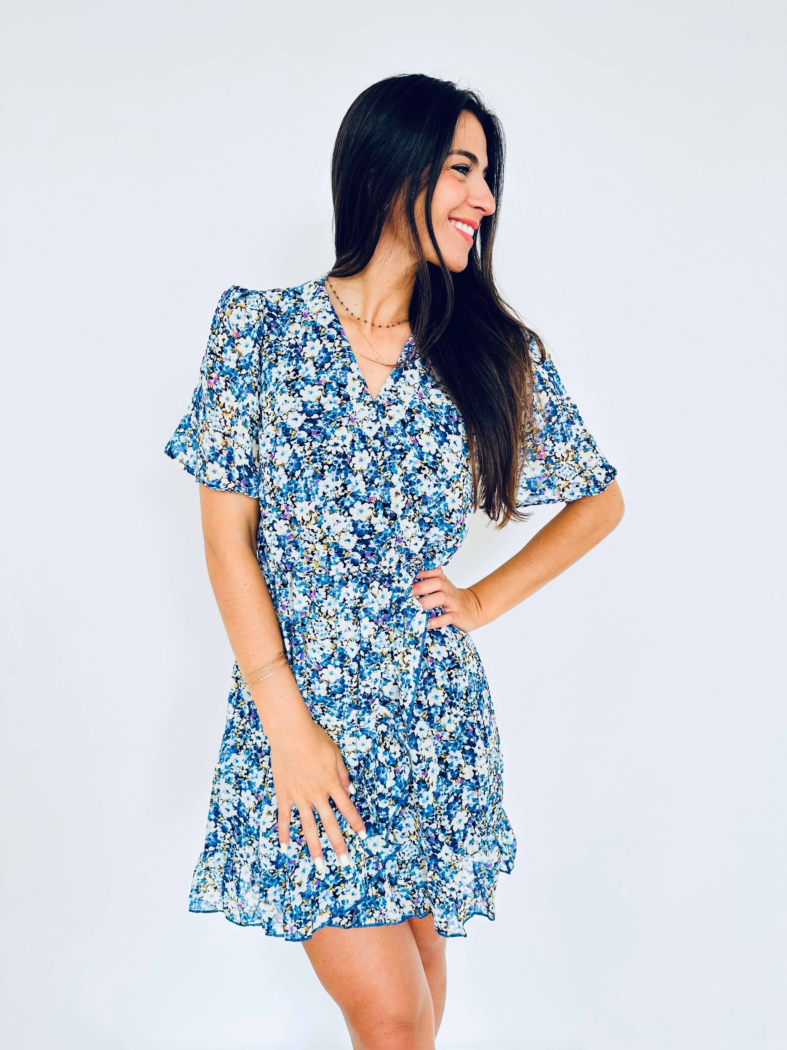 Robe bleu - CAMILLE