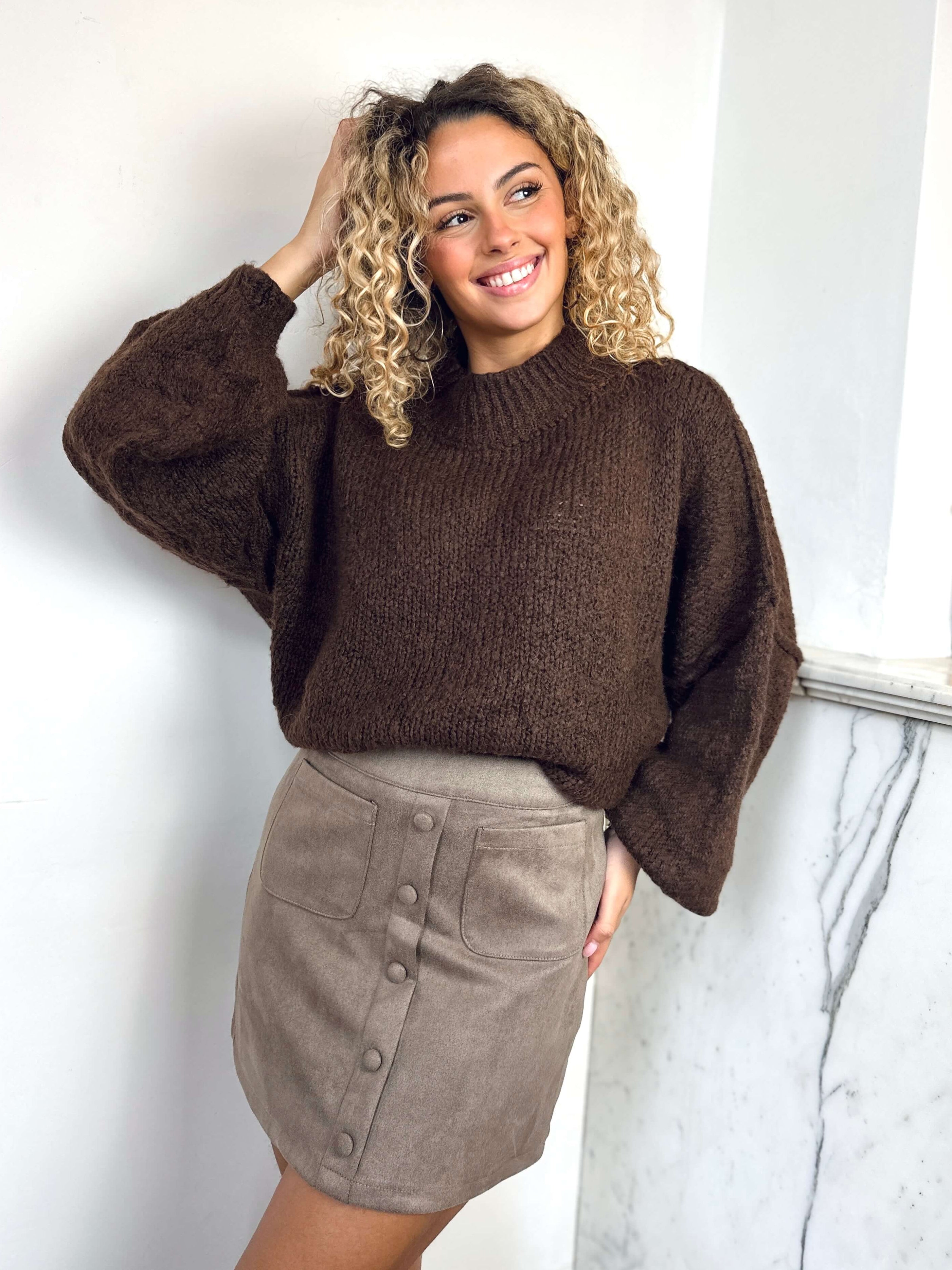 Pull marron - LOLA