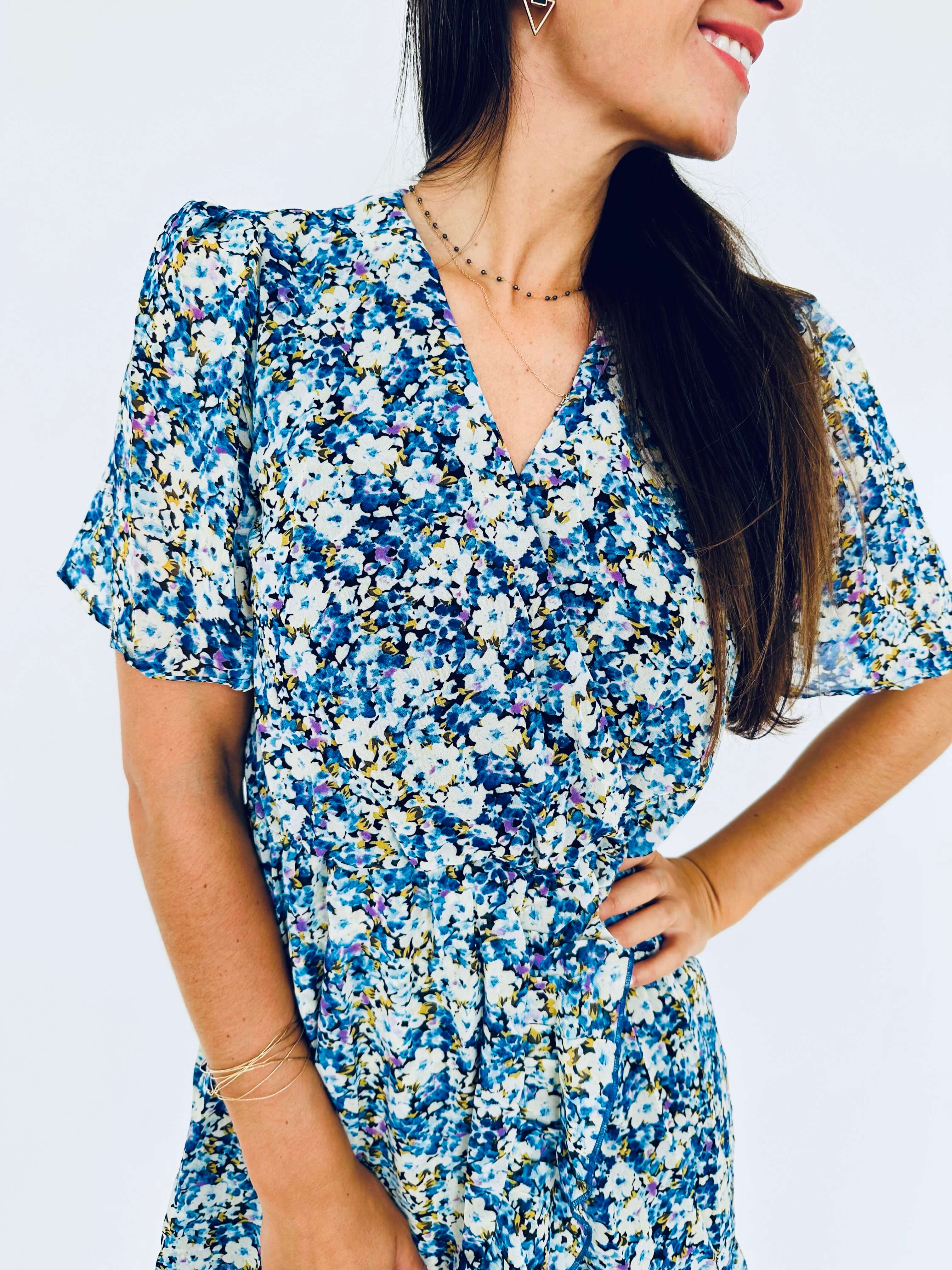 Robe bleu - CAMILLE
