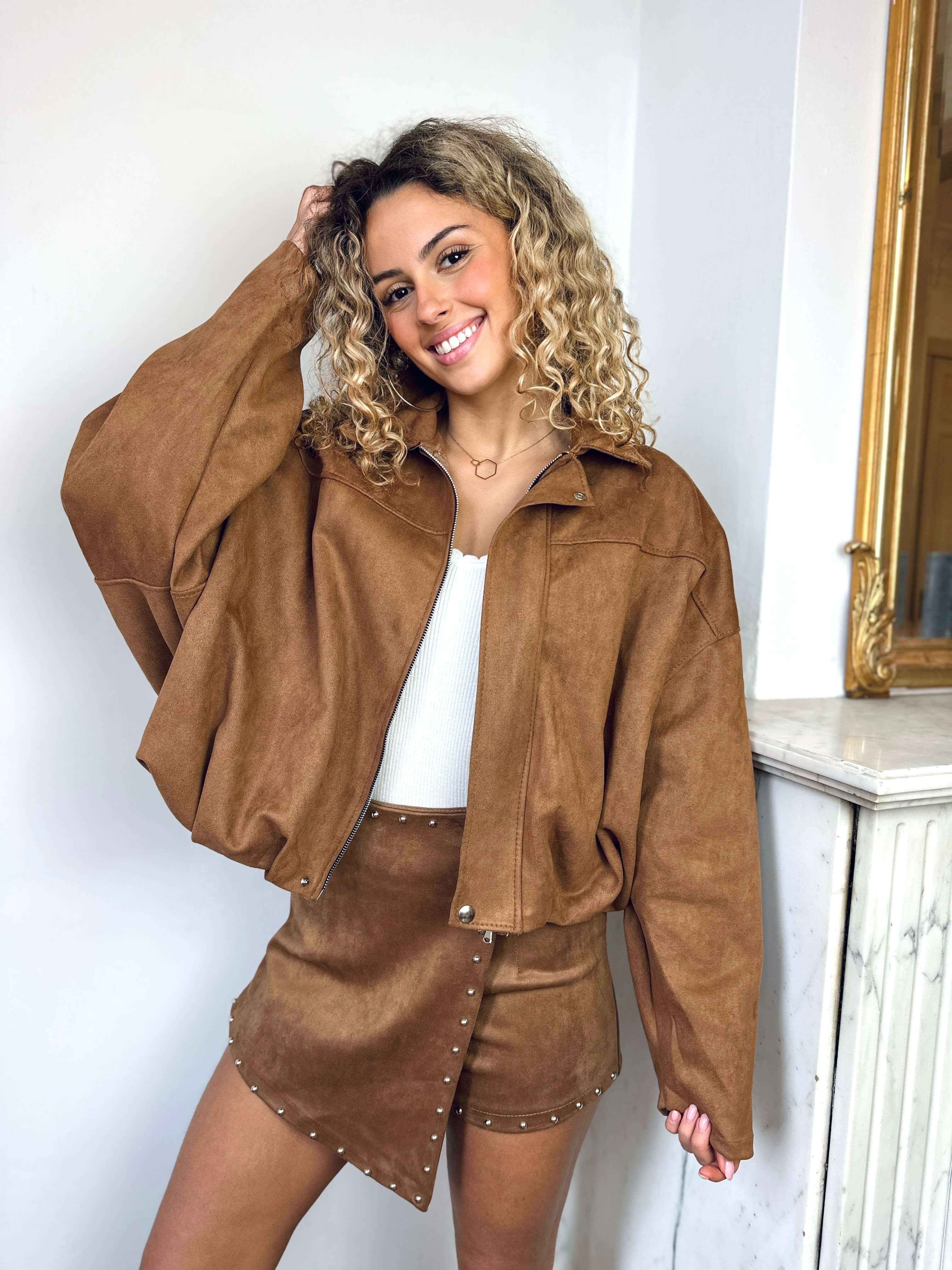 Veste camel - LISA