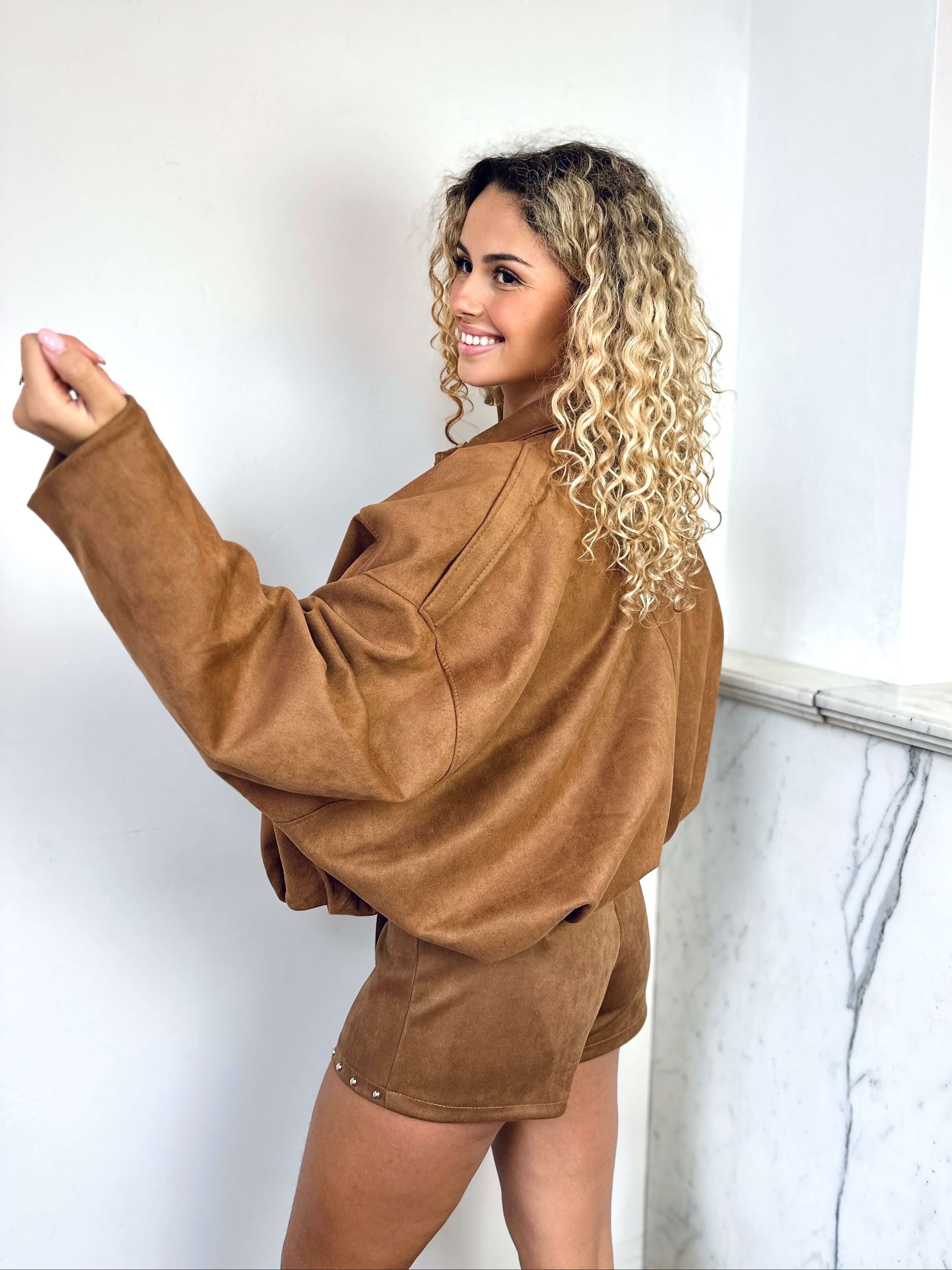 Veste camel - LISA