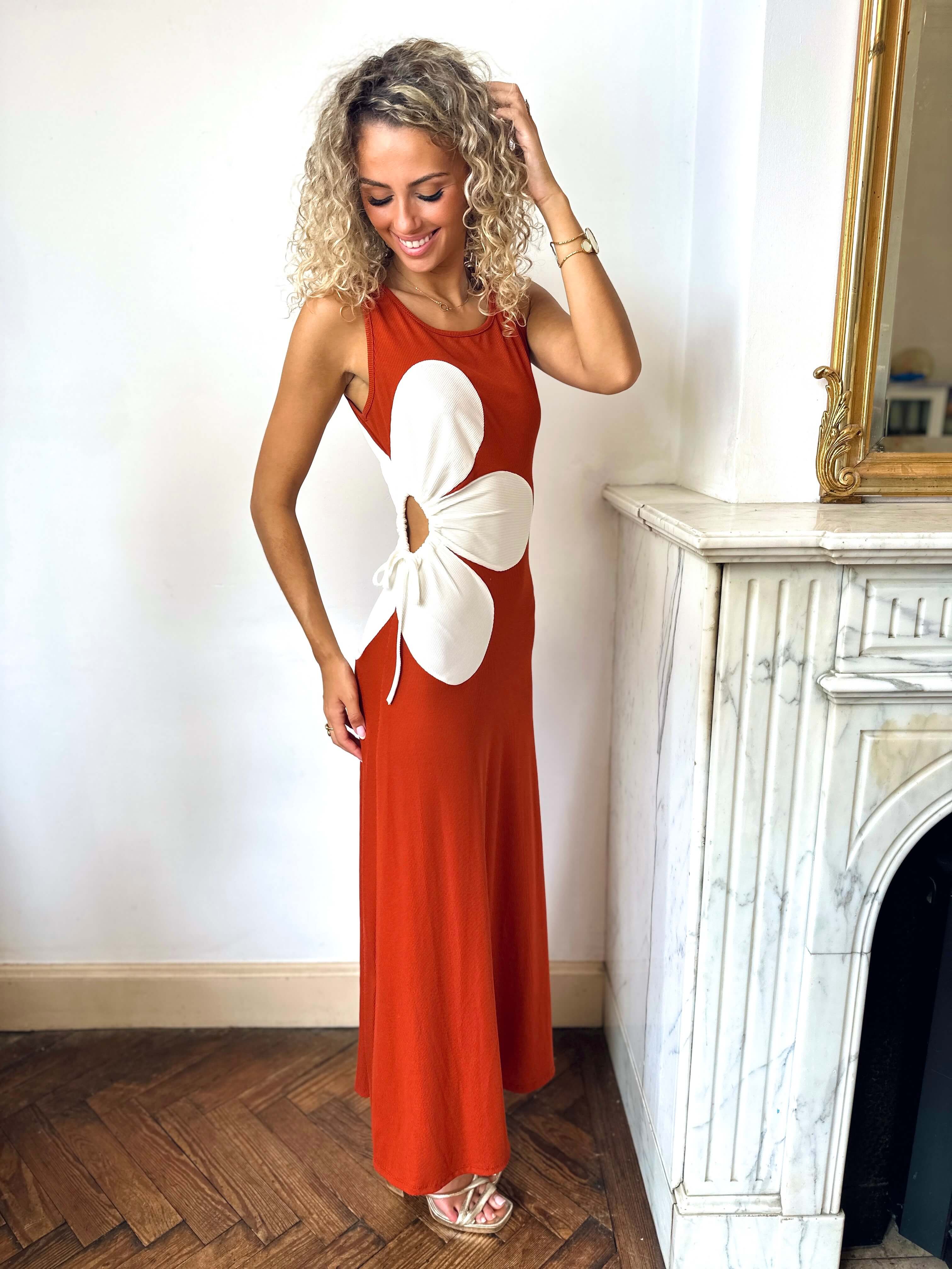 Robe terracotta - FLORA