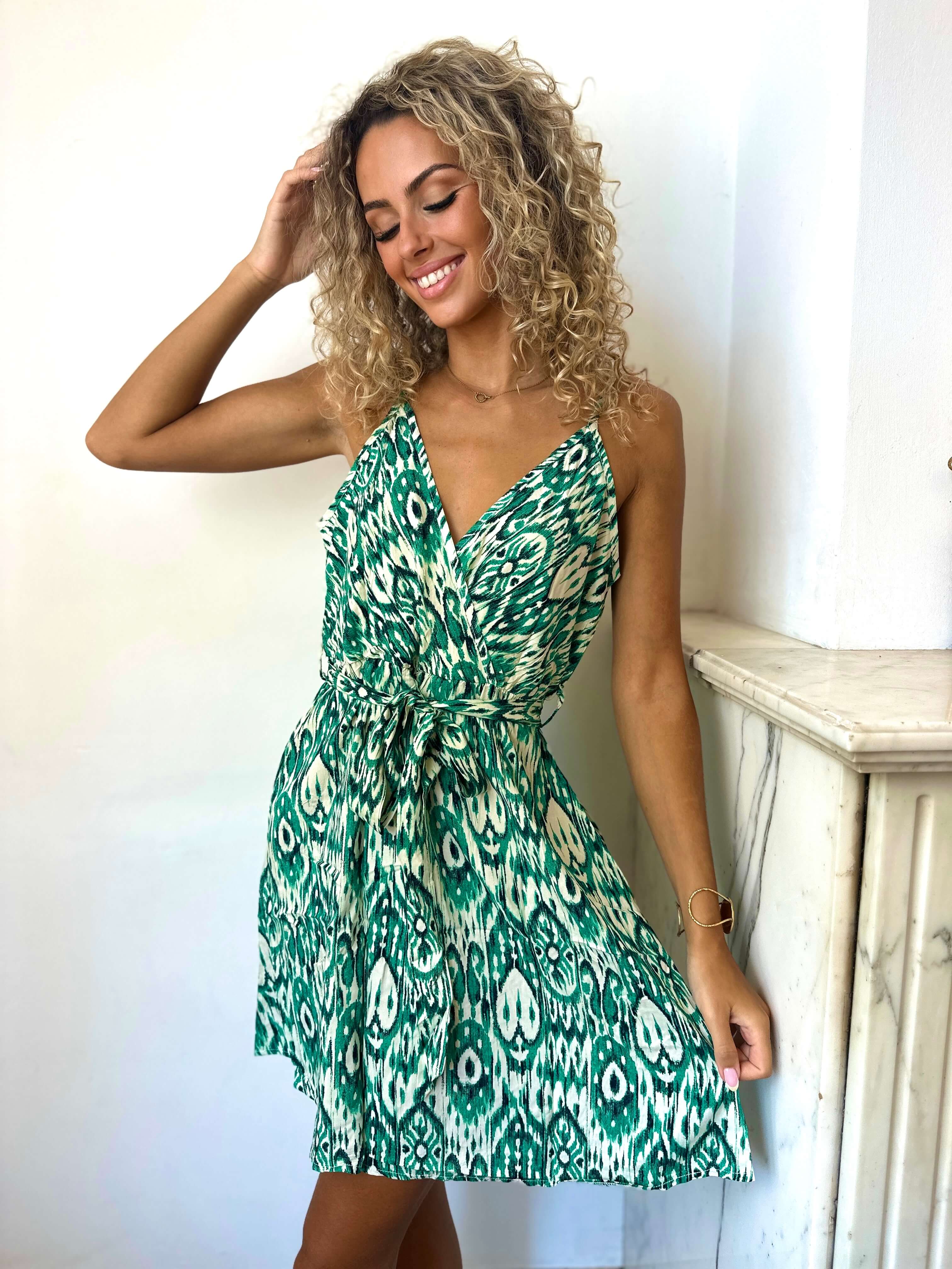 Robe verte - HELENE