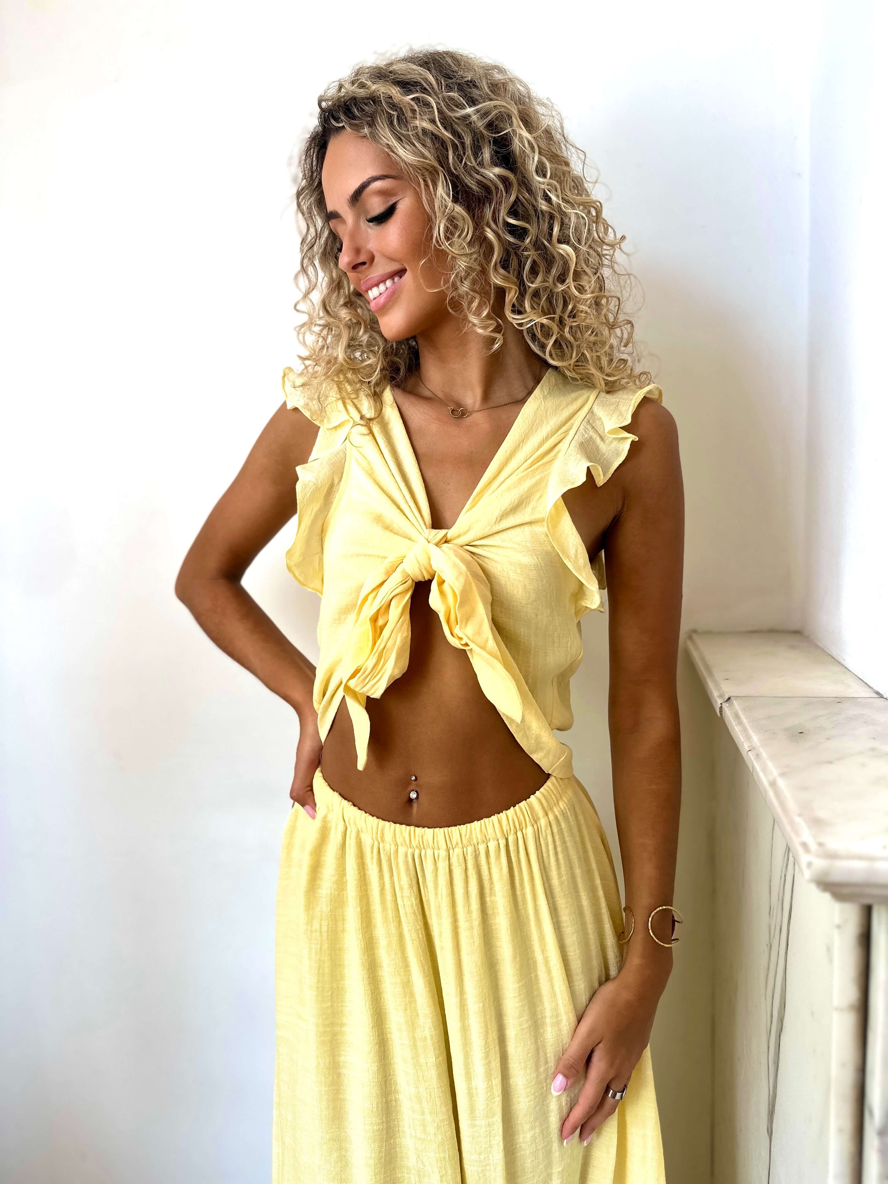 Haut jaune - YASMINA