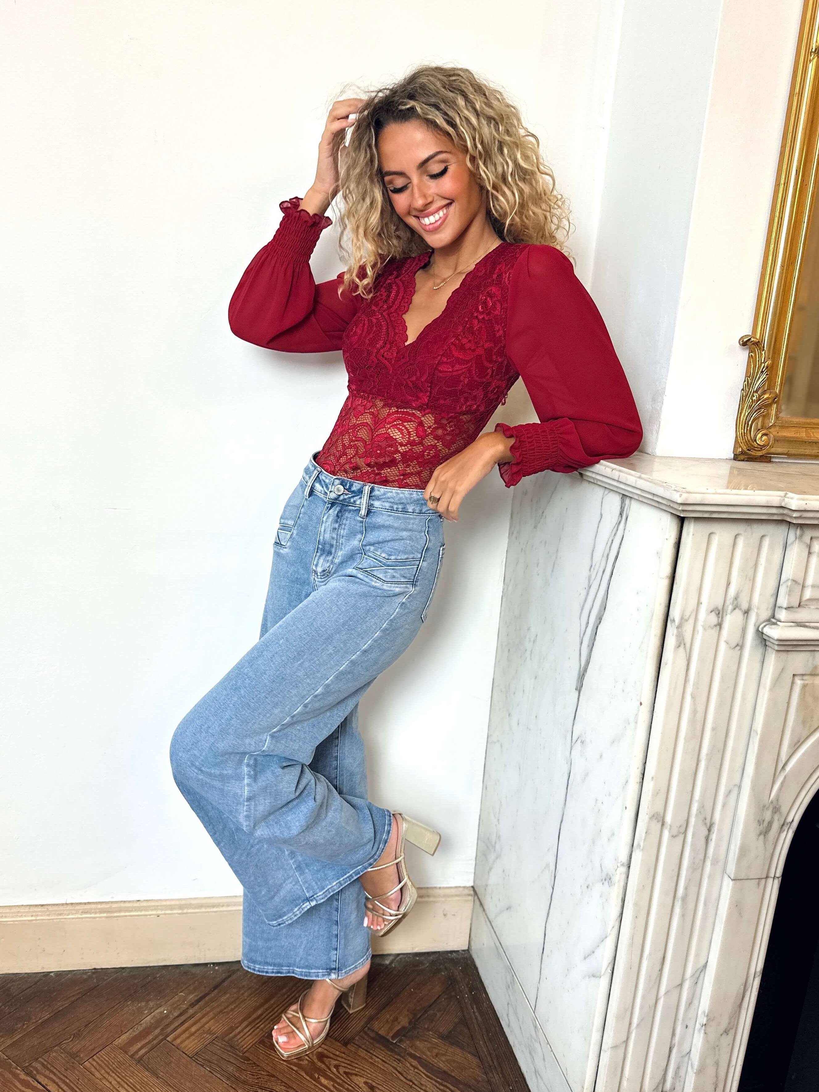 Body bordeaux - JULIETTE