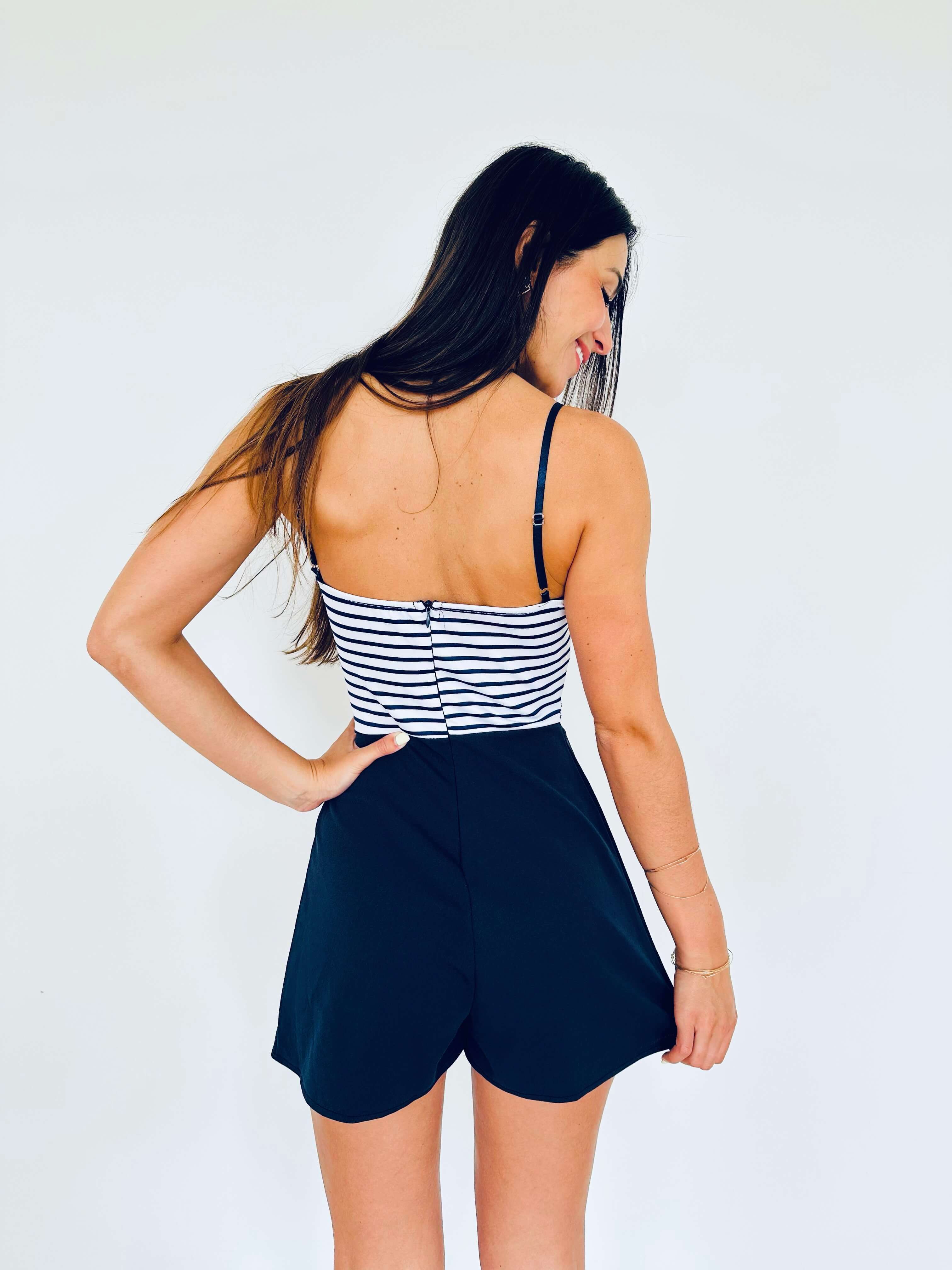 Combishort bleu - SARAH