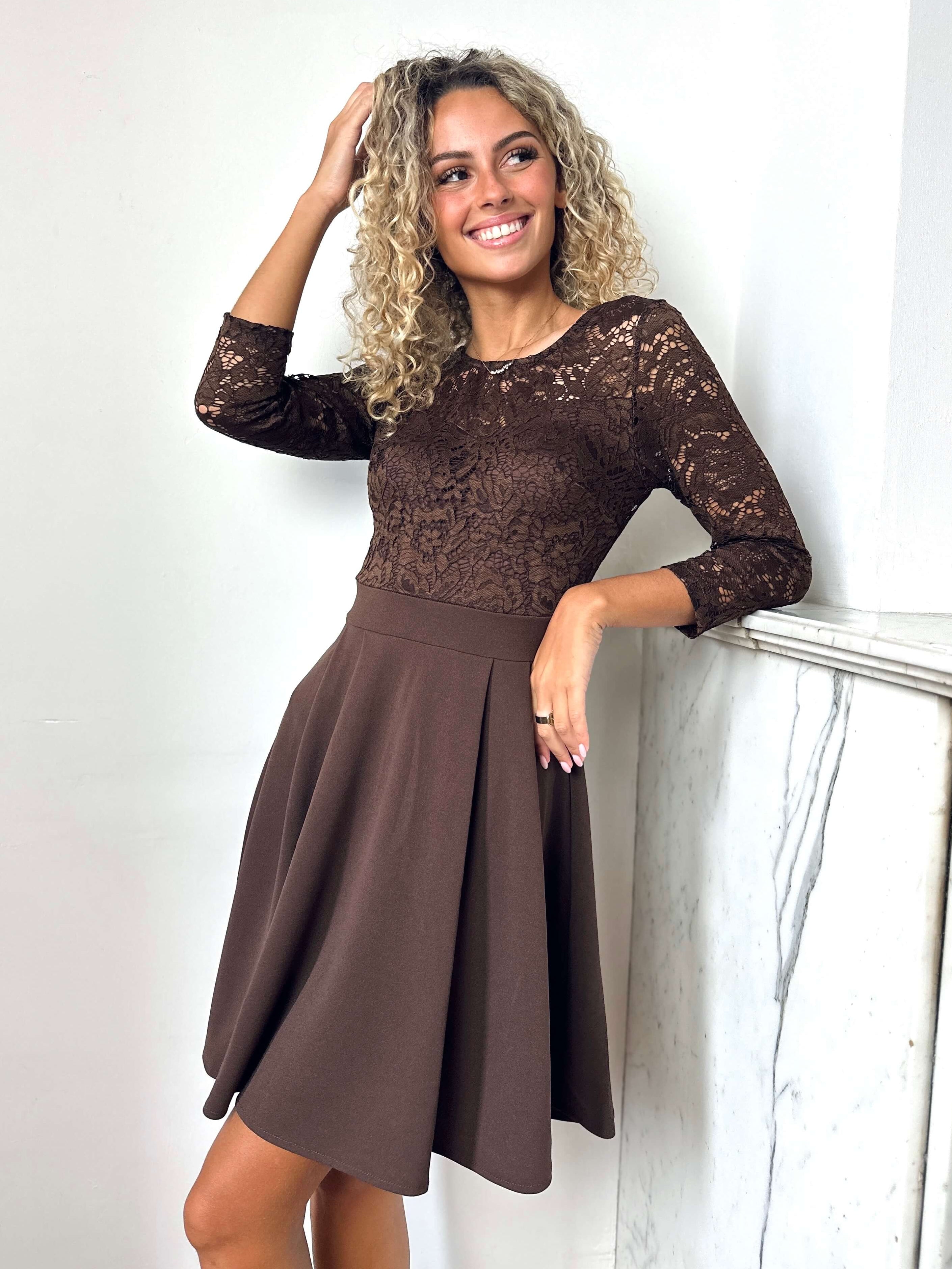 Robe chocolat - ESTER