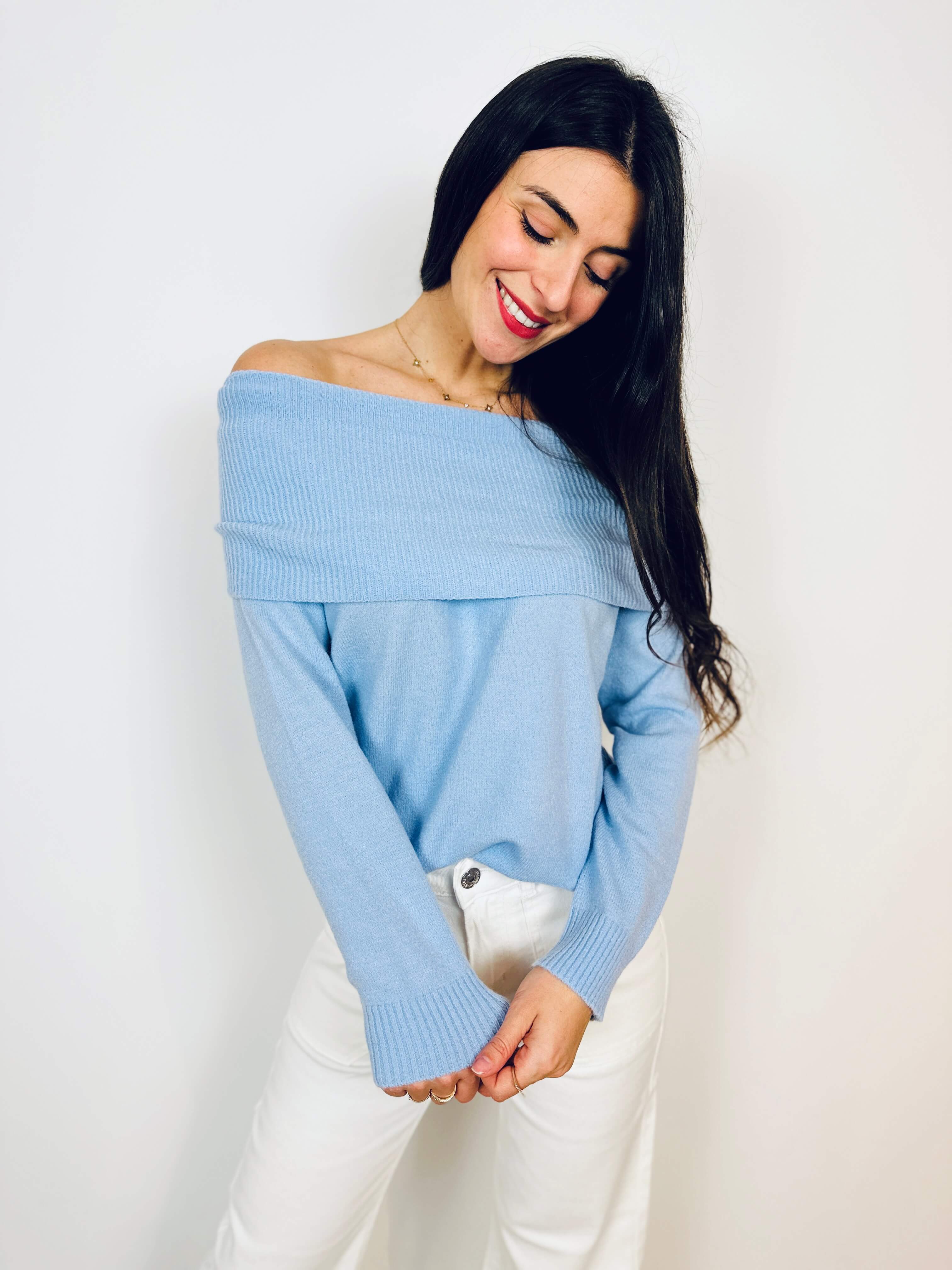 Pull bleu ciel - MADDY