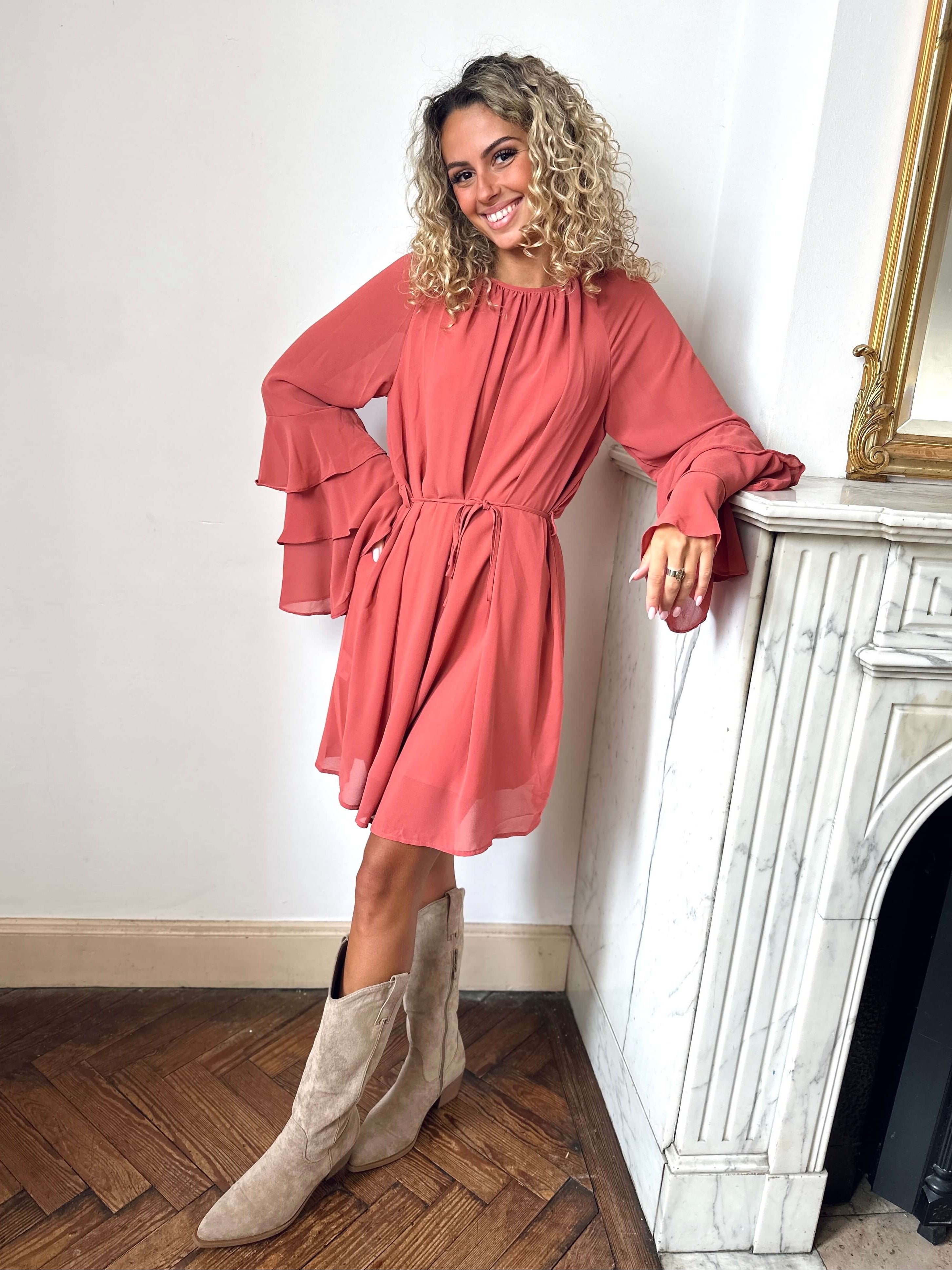 Robe vieux rose - ELENA