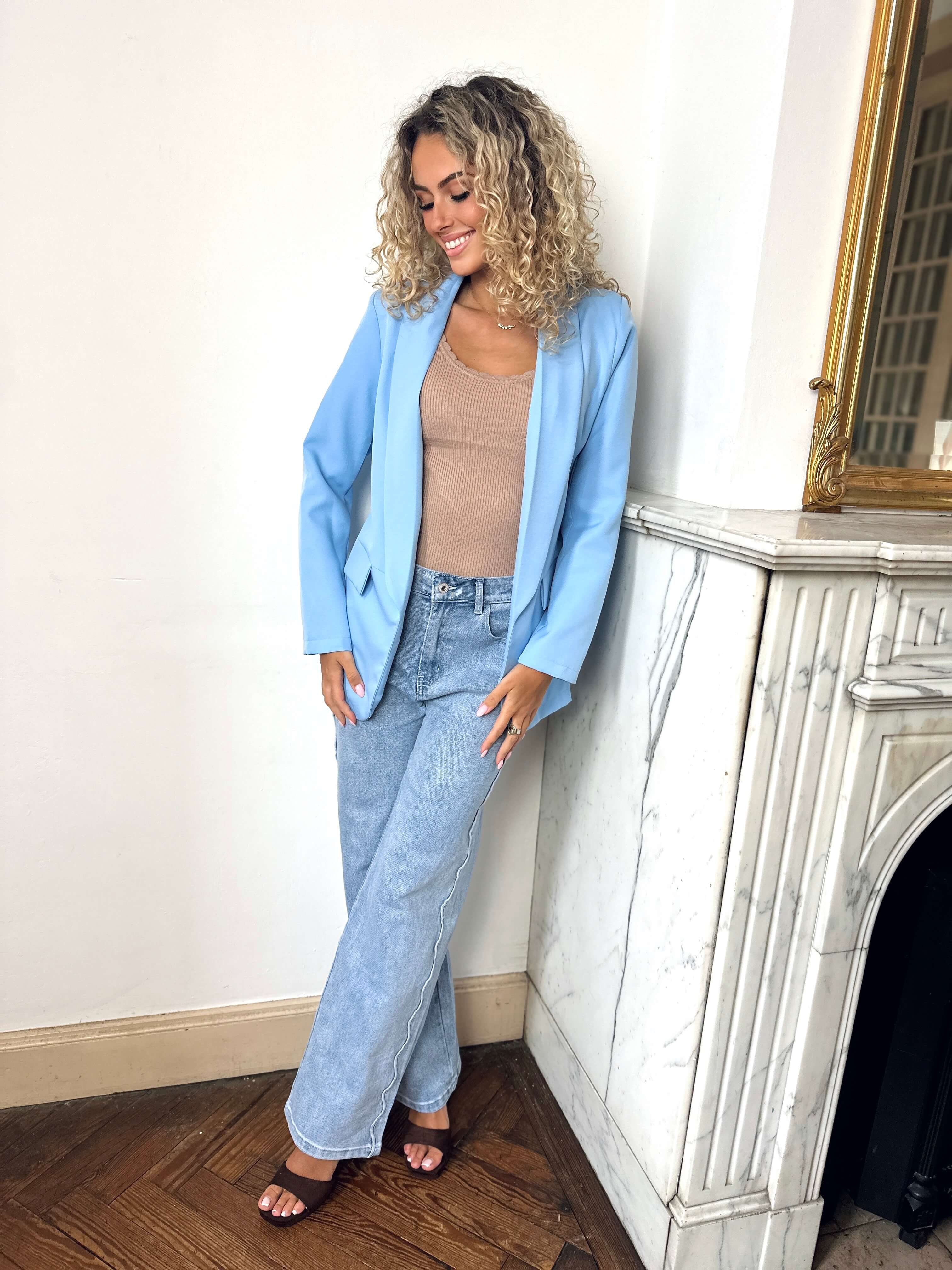 Blazer bleu ciel - CAM