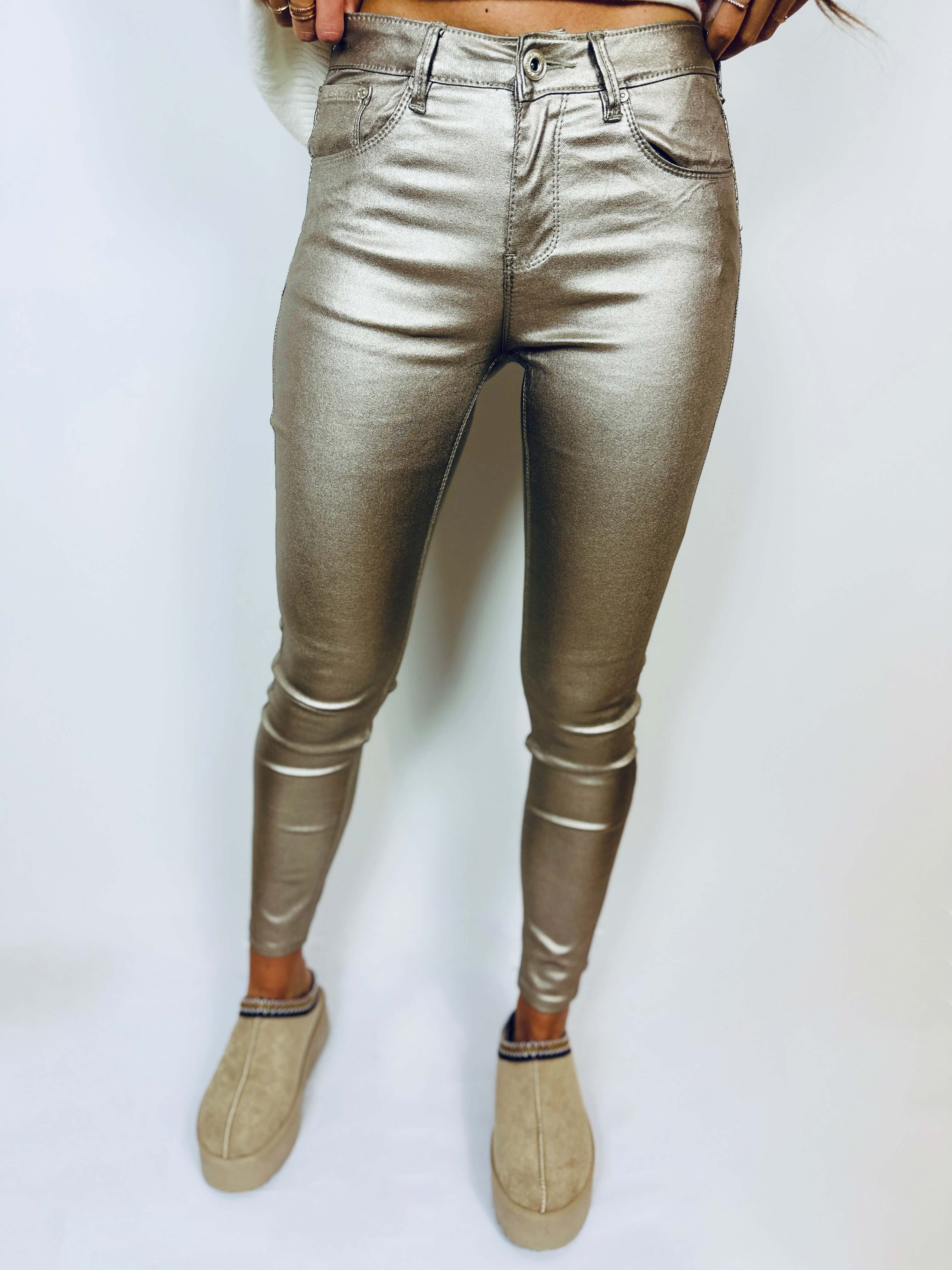 Pantalon TOXIK en simili cuir - EMILIE