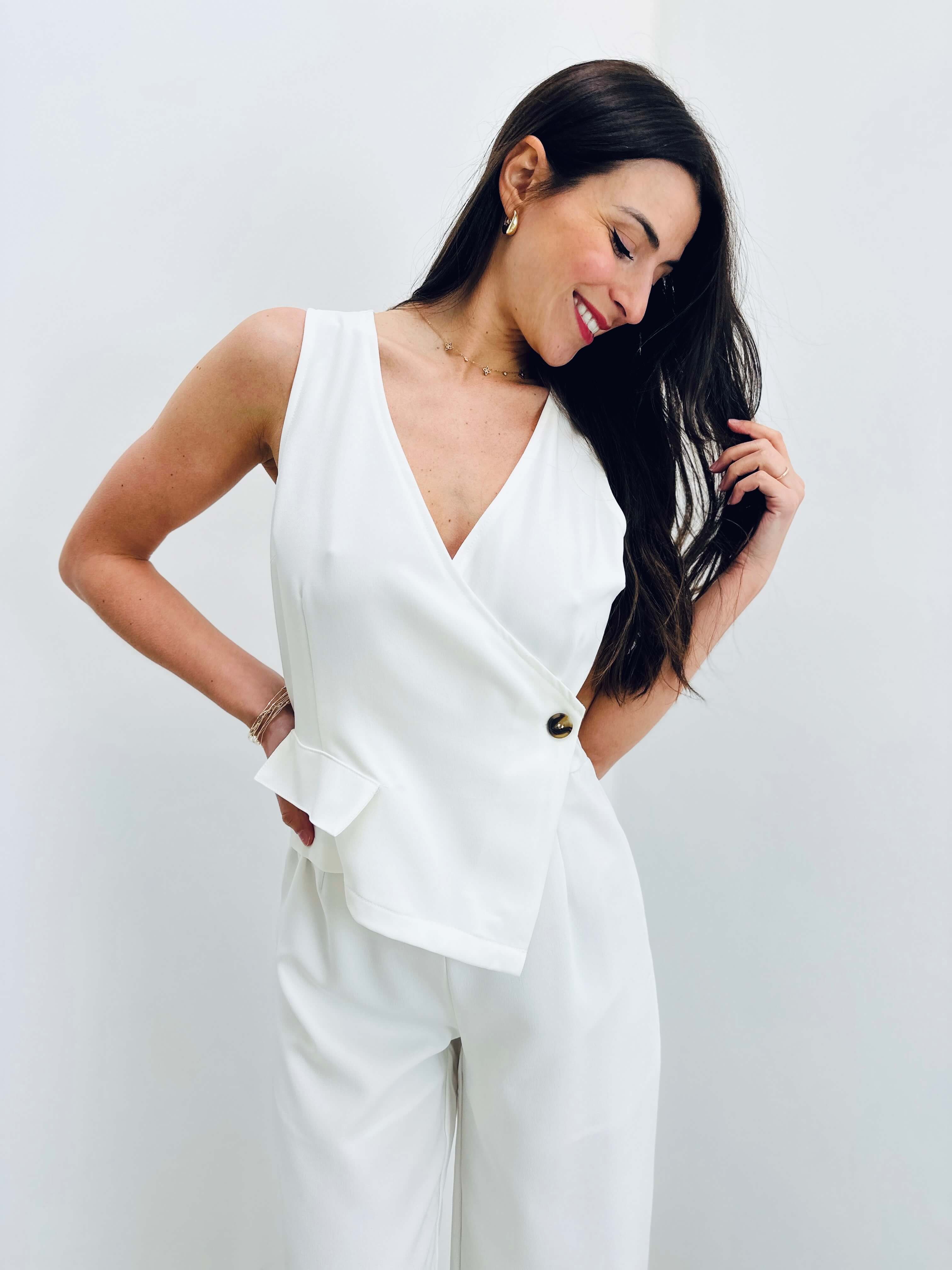 Combinaison blanc - AURELIE