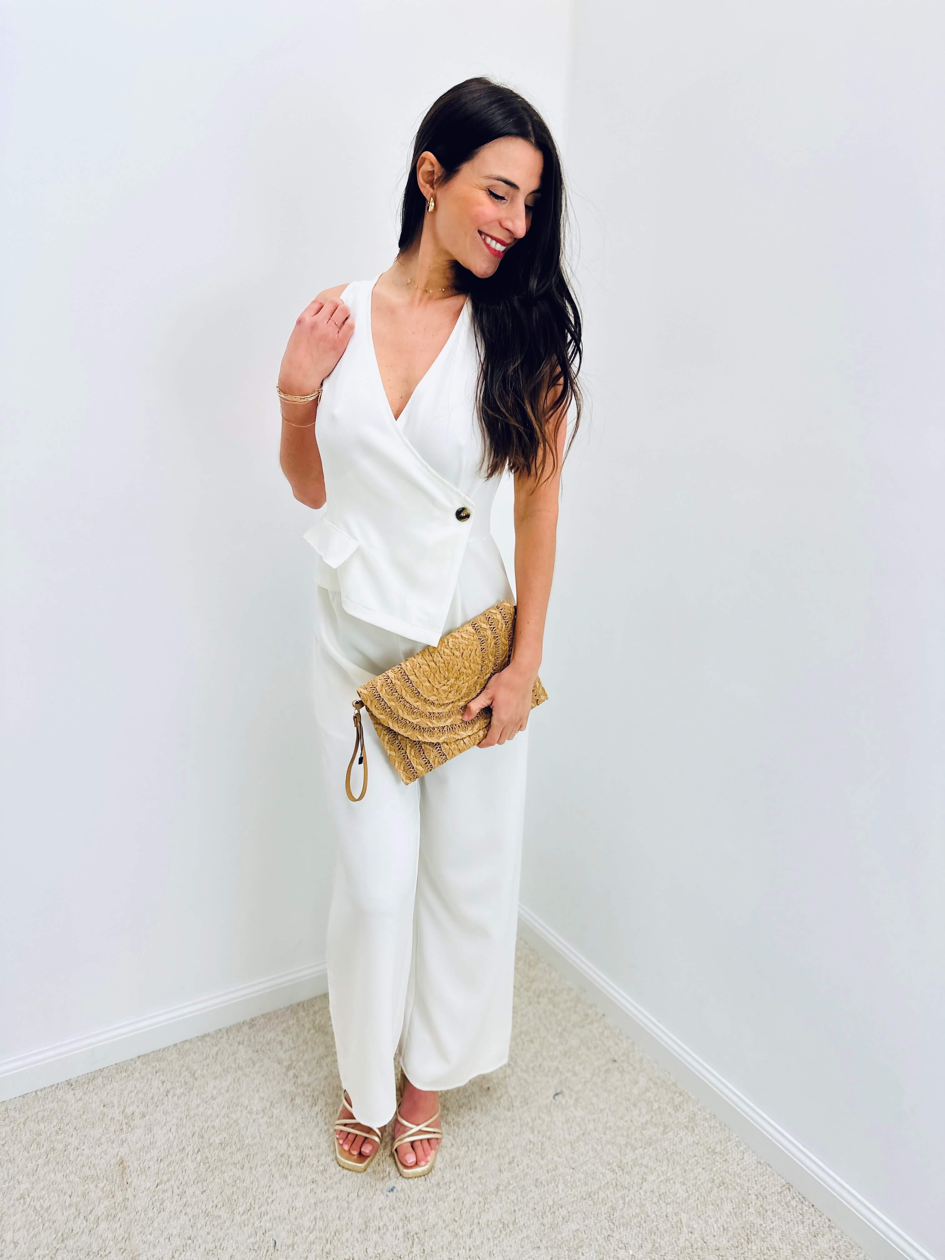 Combinaison blanc - AURELIE