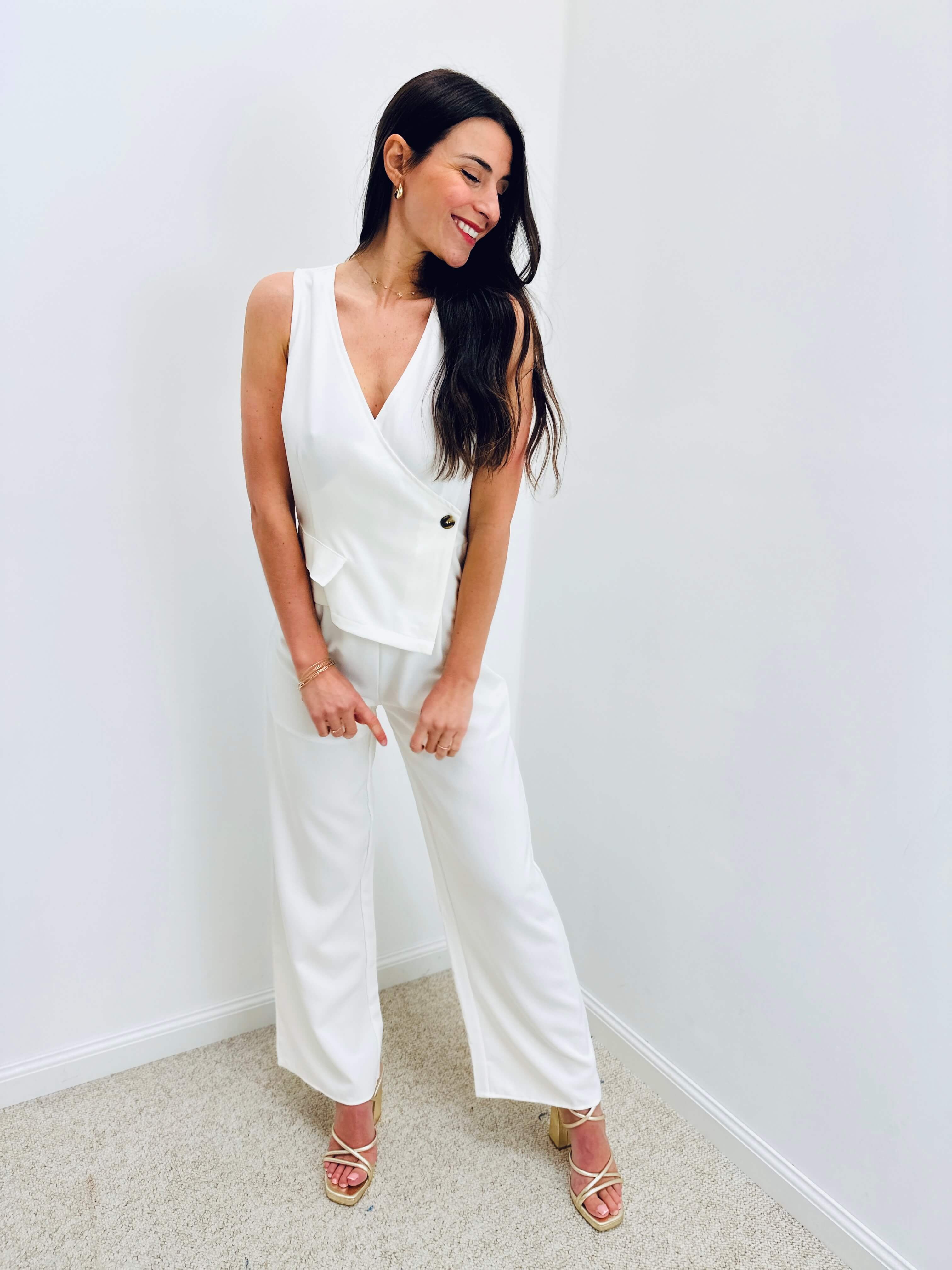 Combinaison blanc - AURELIE