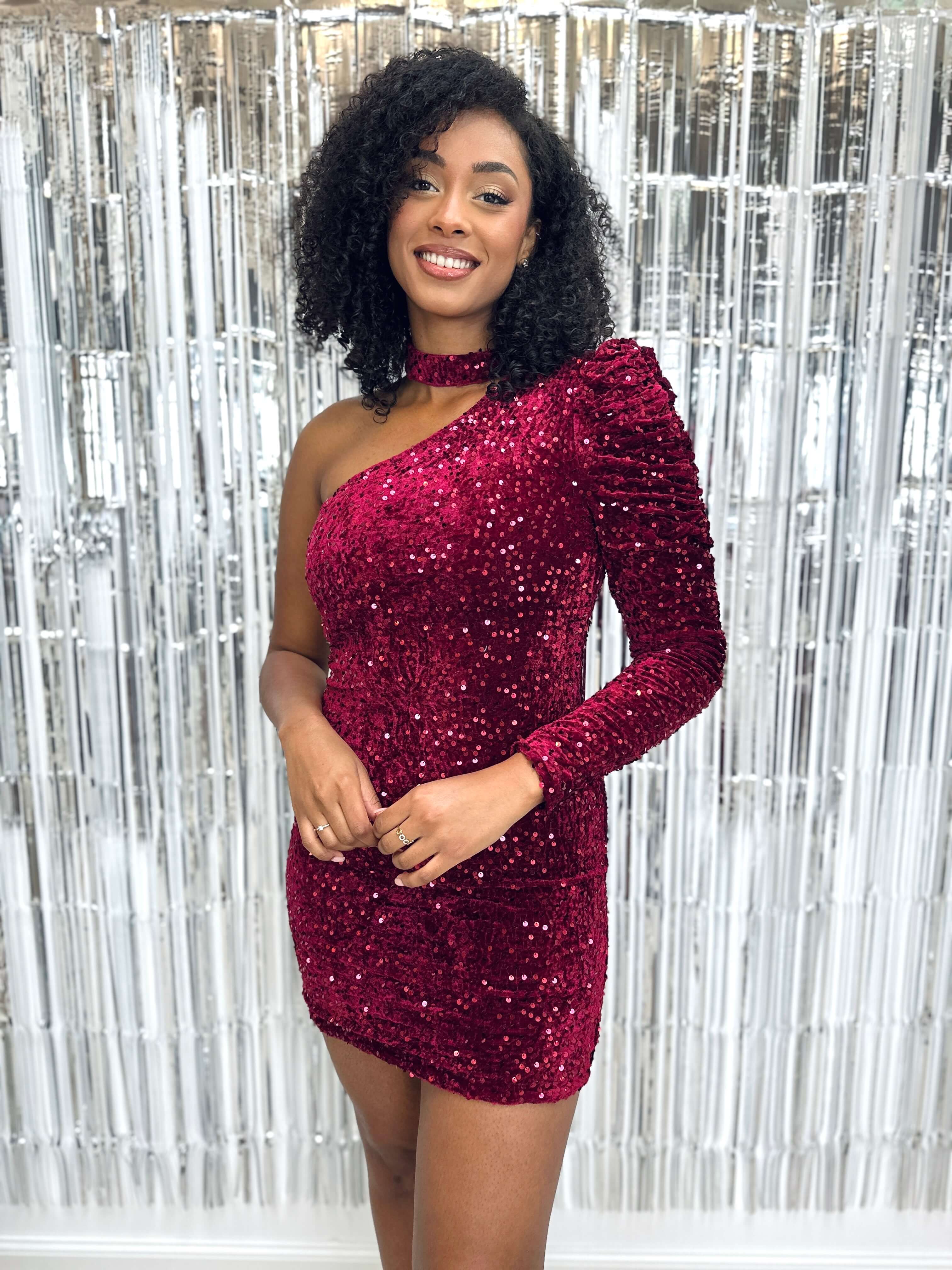 Robe bordeaux - HELENA