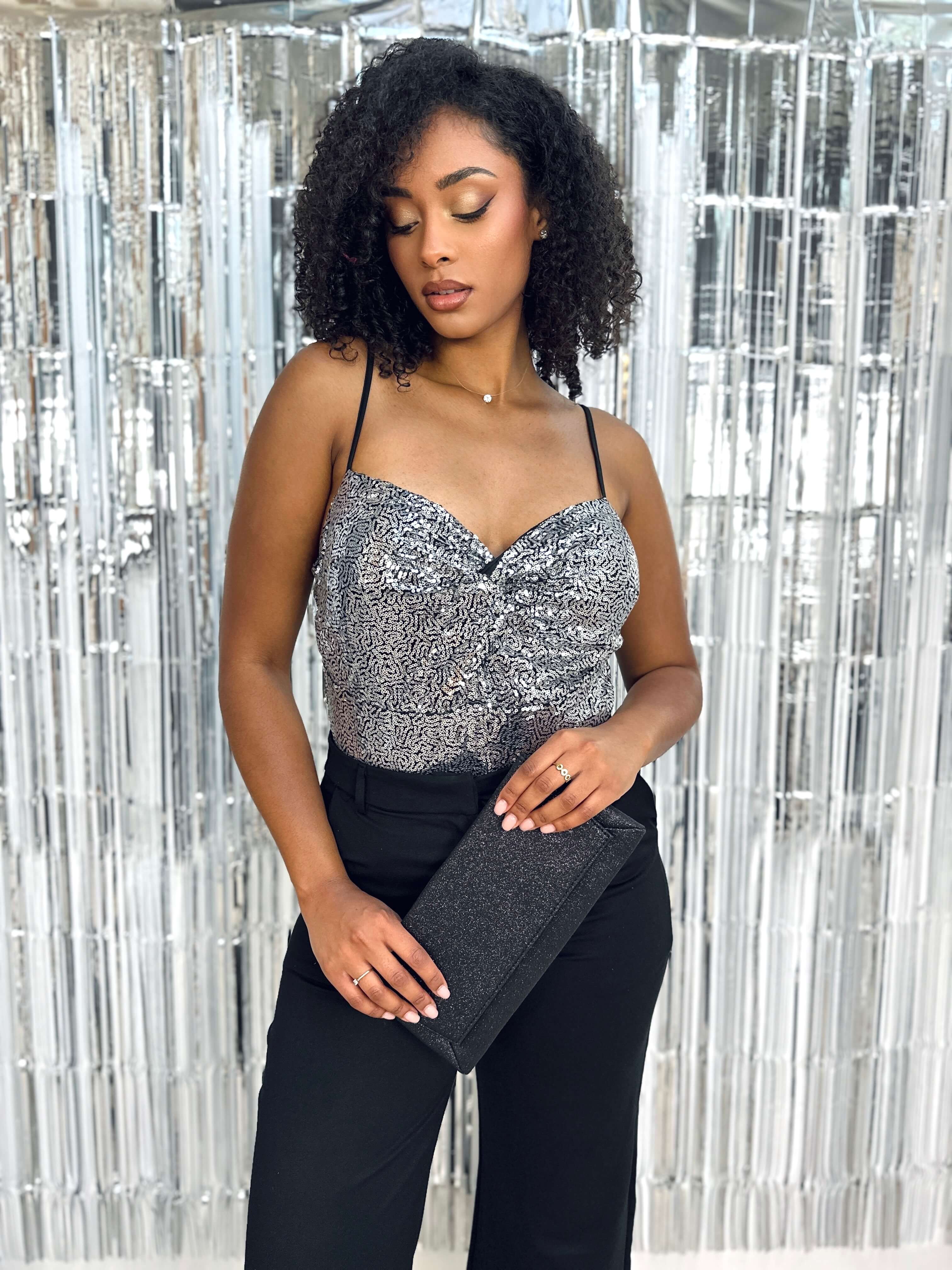 Body argenté - MILA