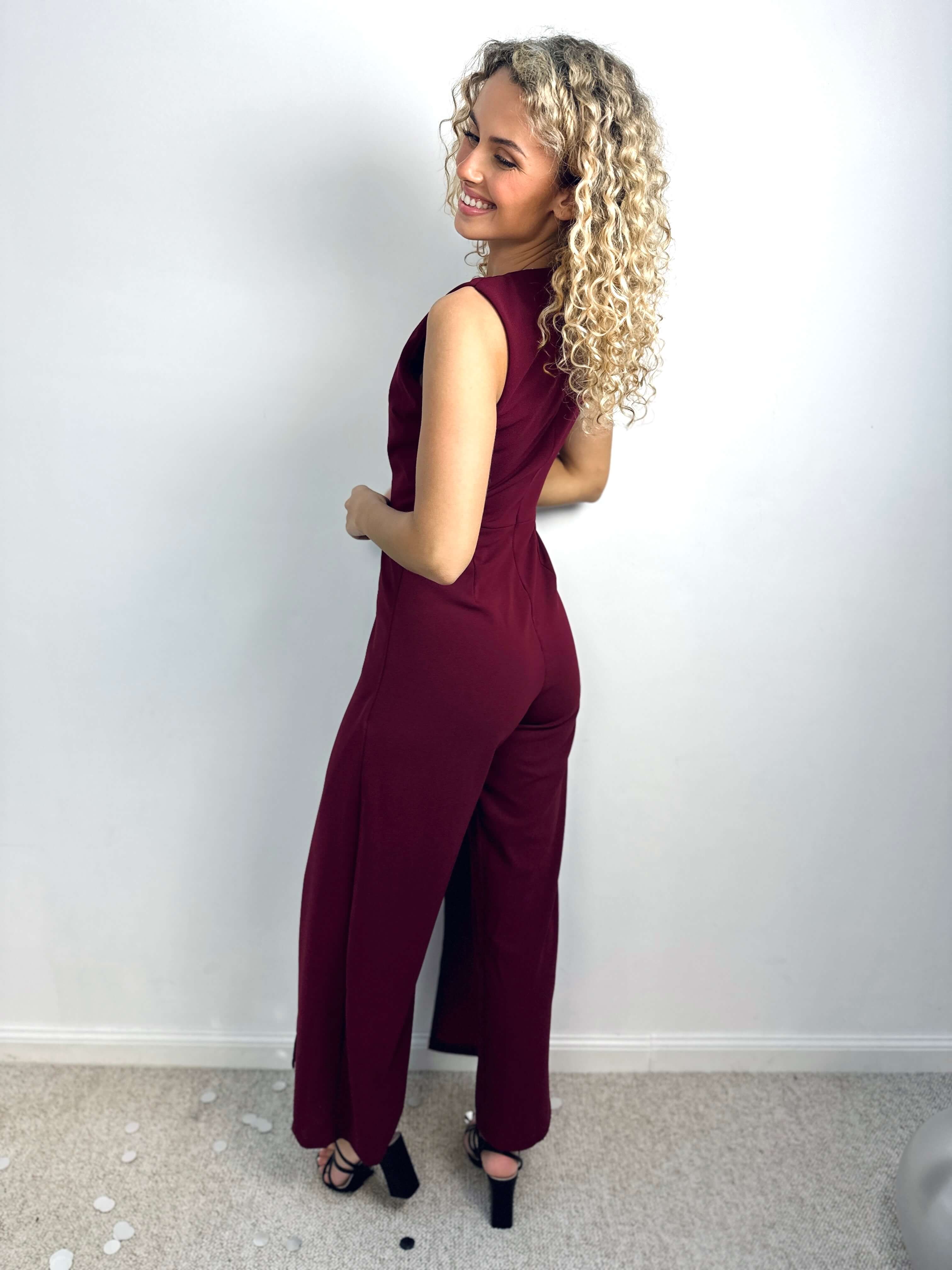 Combinaison bordeaux - CLARA