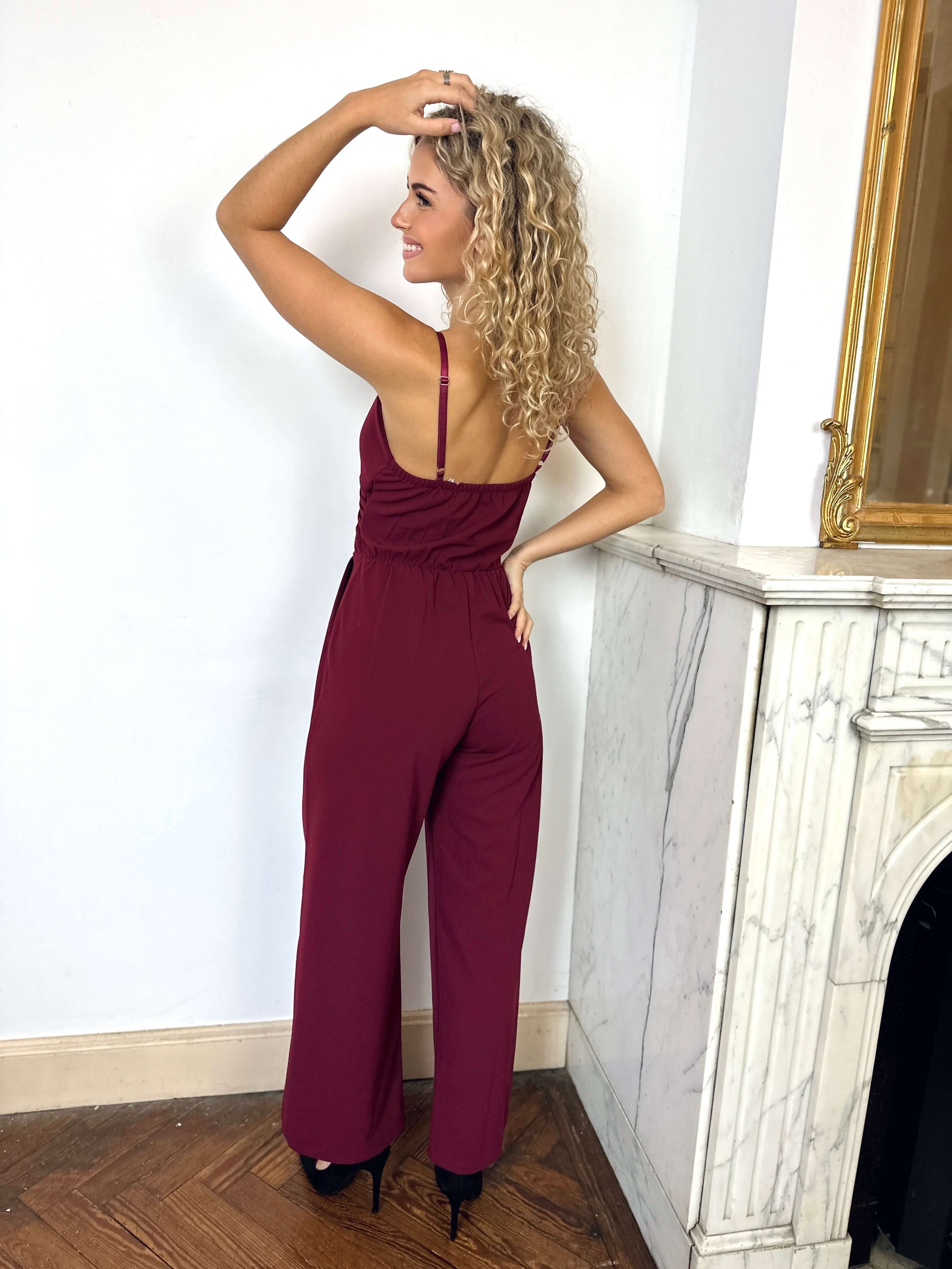 Combinaison bordeaux - ALAYA