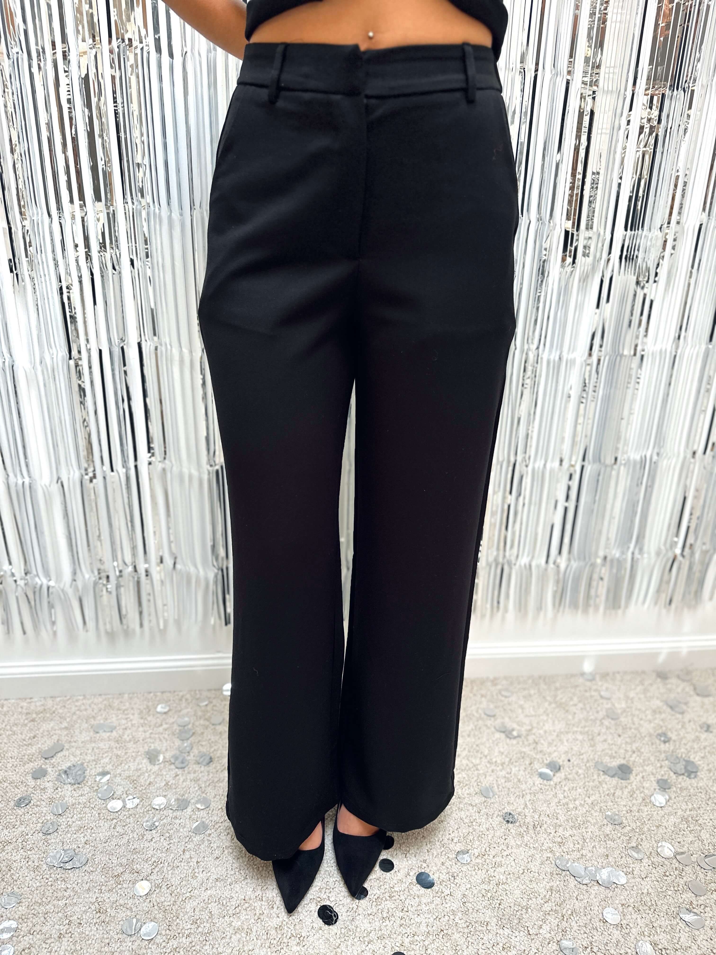 Pantalon tailleur noir - LENA