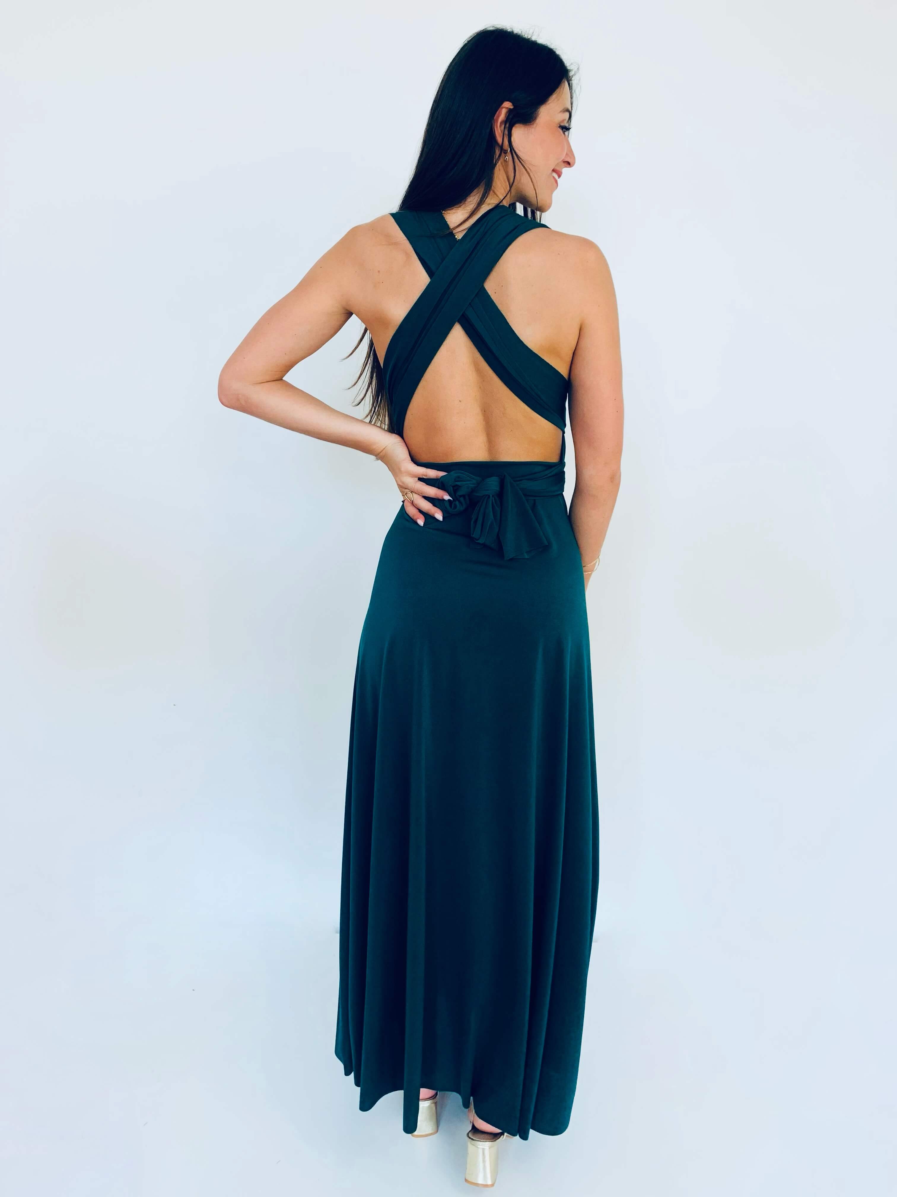 Robe vert sapin - CECILIA