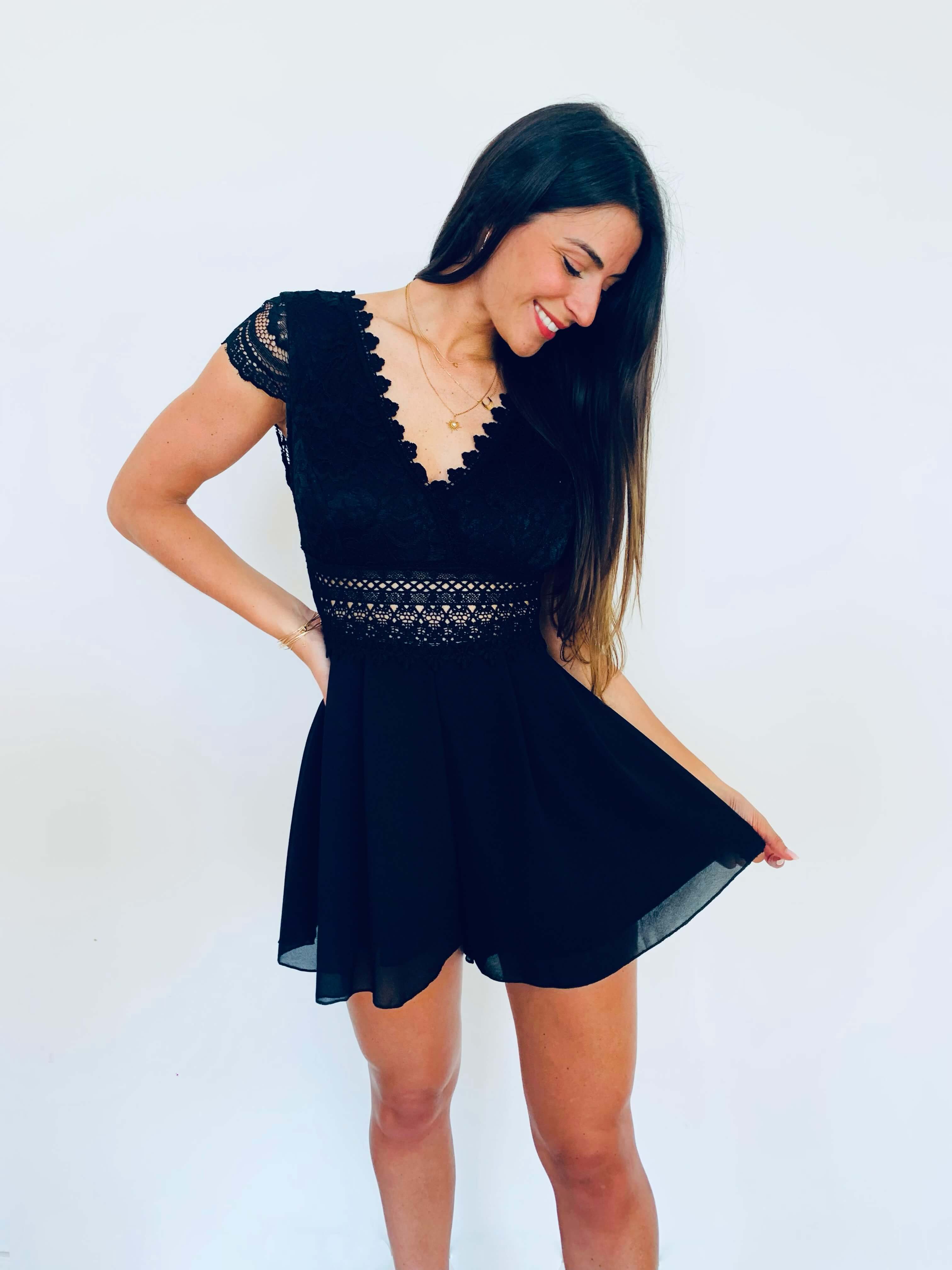Combishort noire - CLELIA