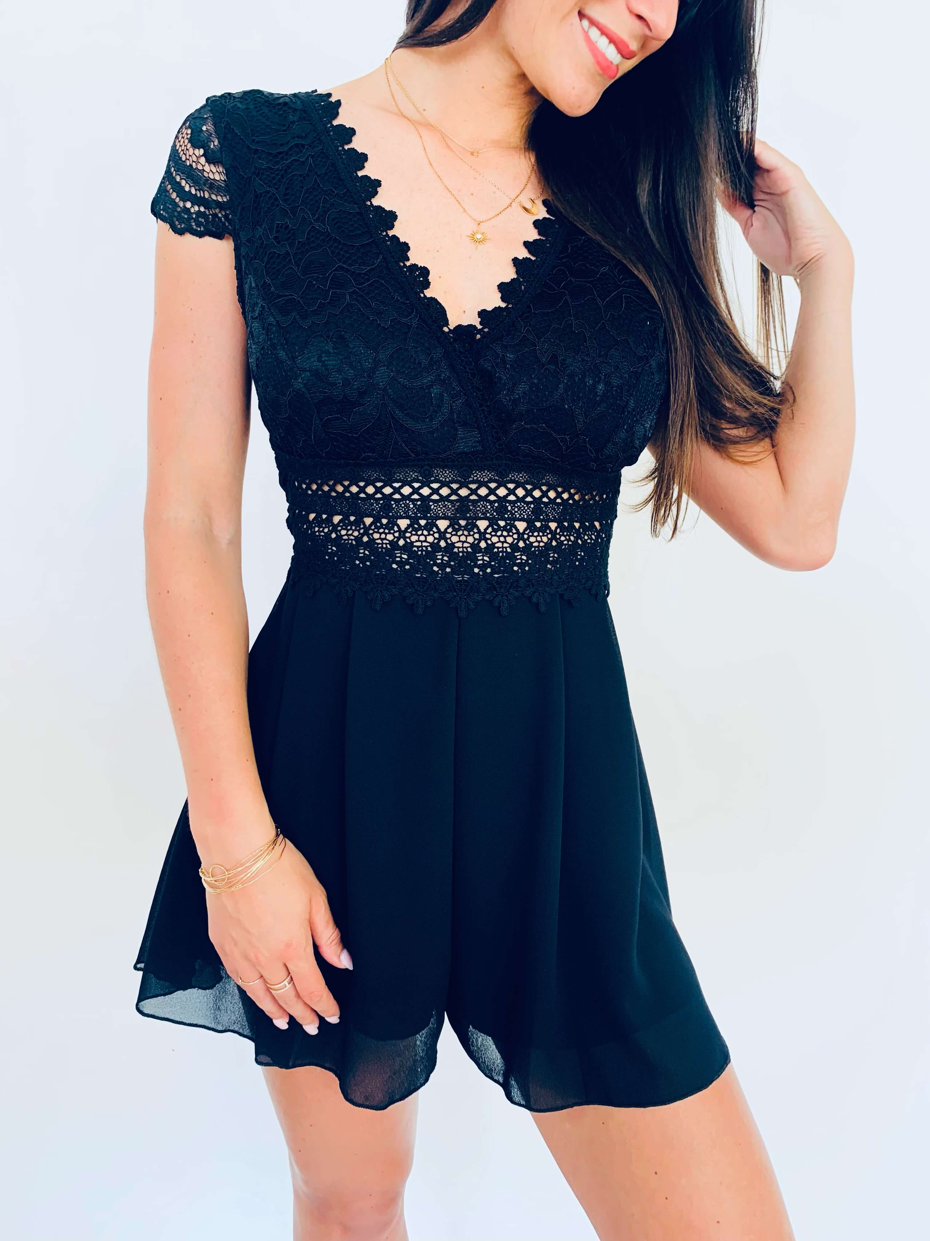 Combishort noire - CLELIA