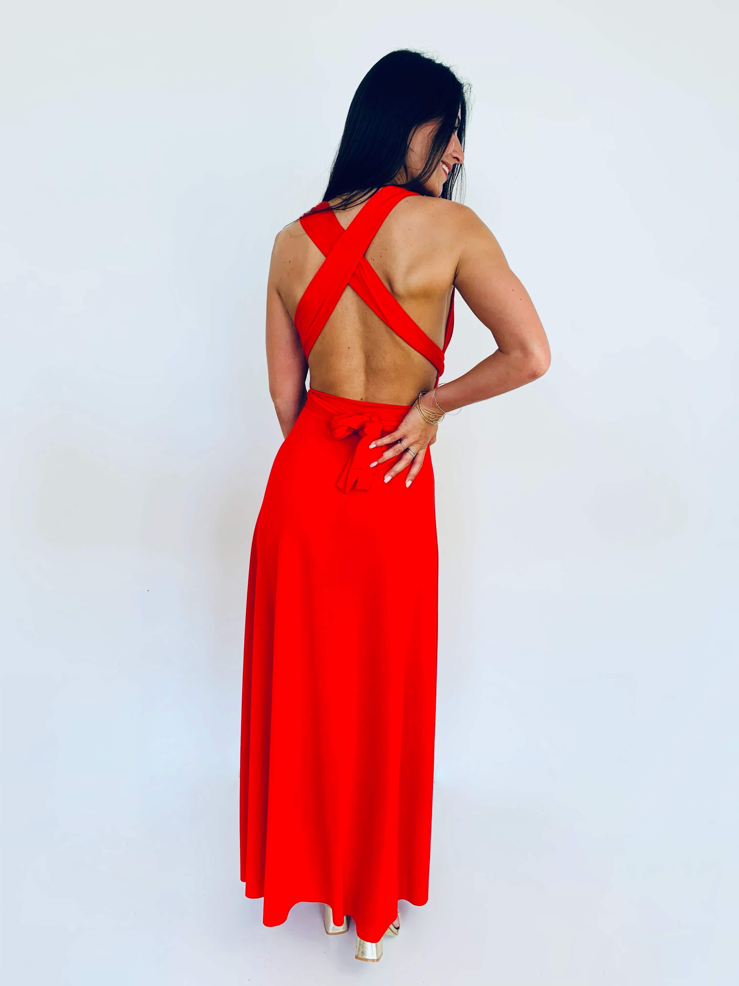 Robe rouge - CECILIA