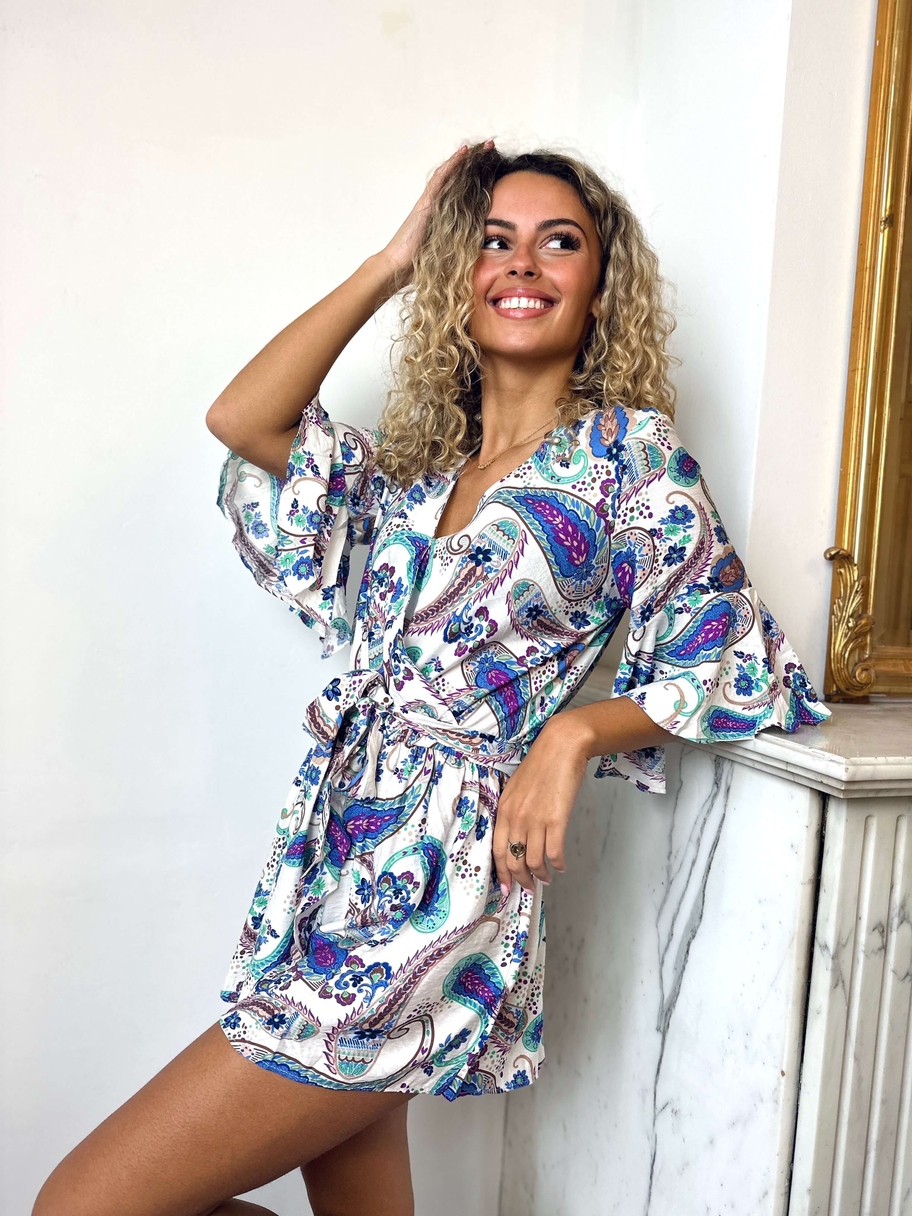 Combishort bleu - MANON