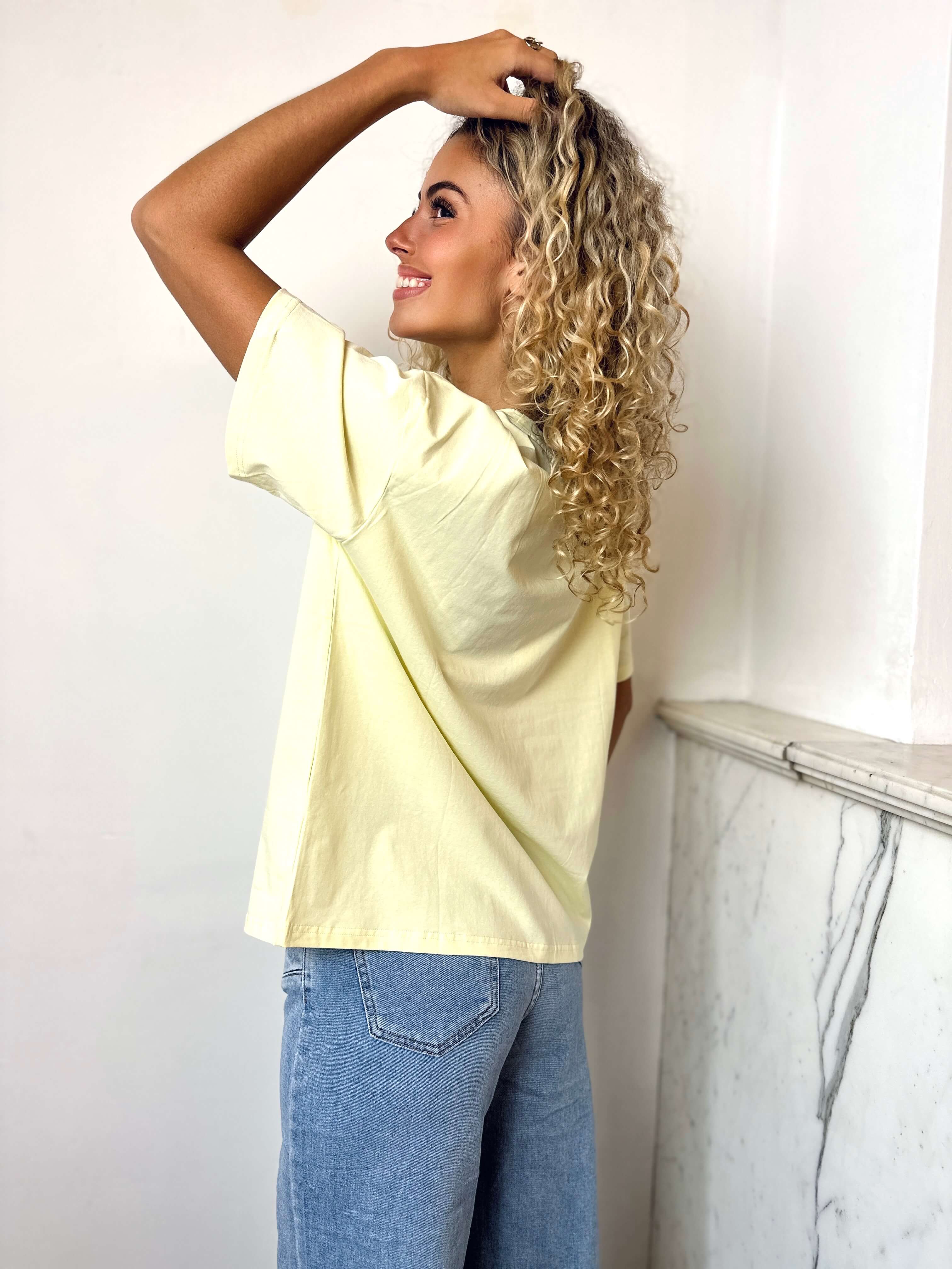 T-shirt jaune - SUN