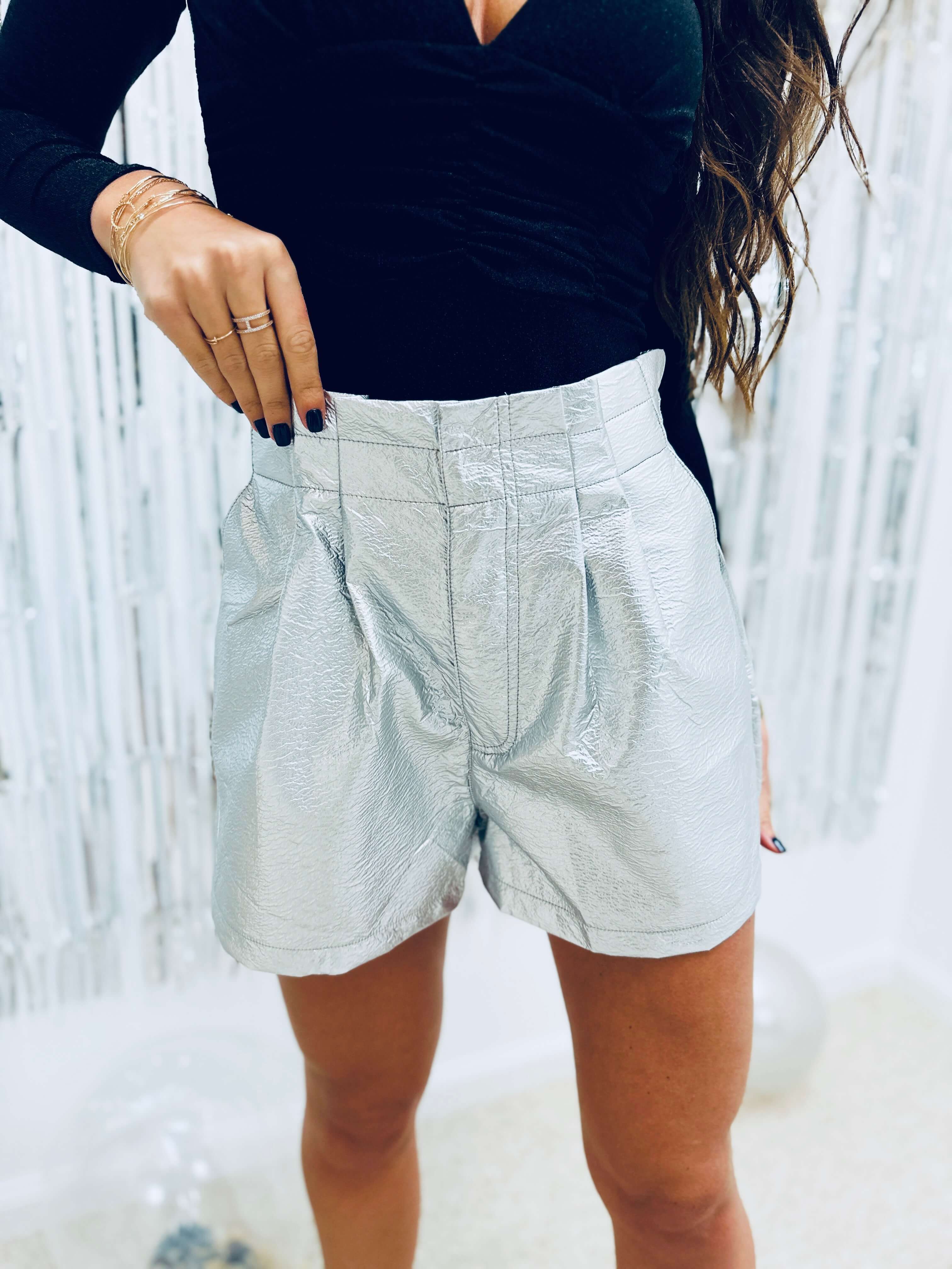 Short argenté - EMILIE