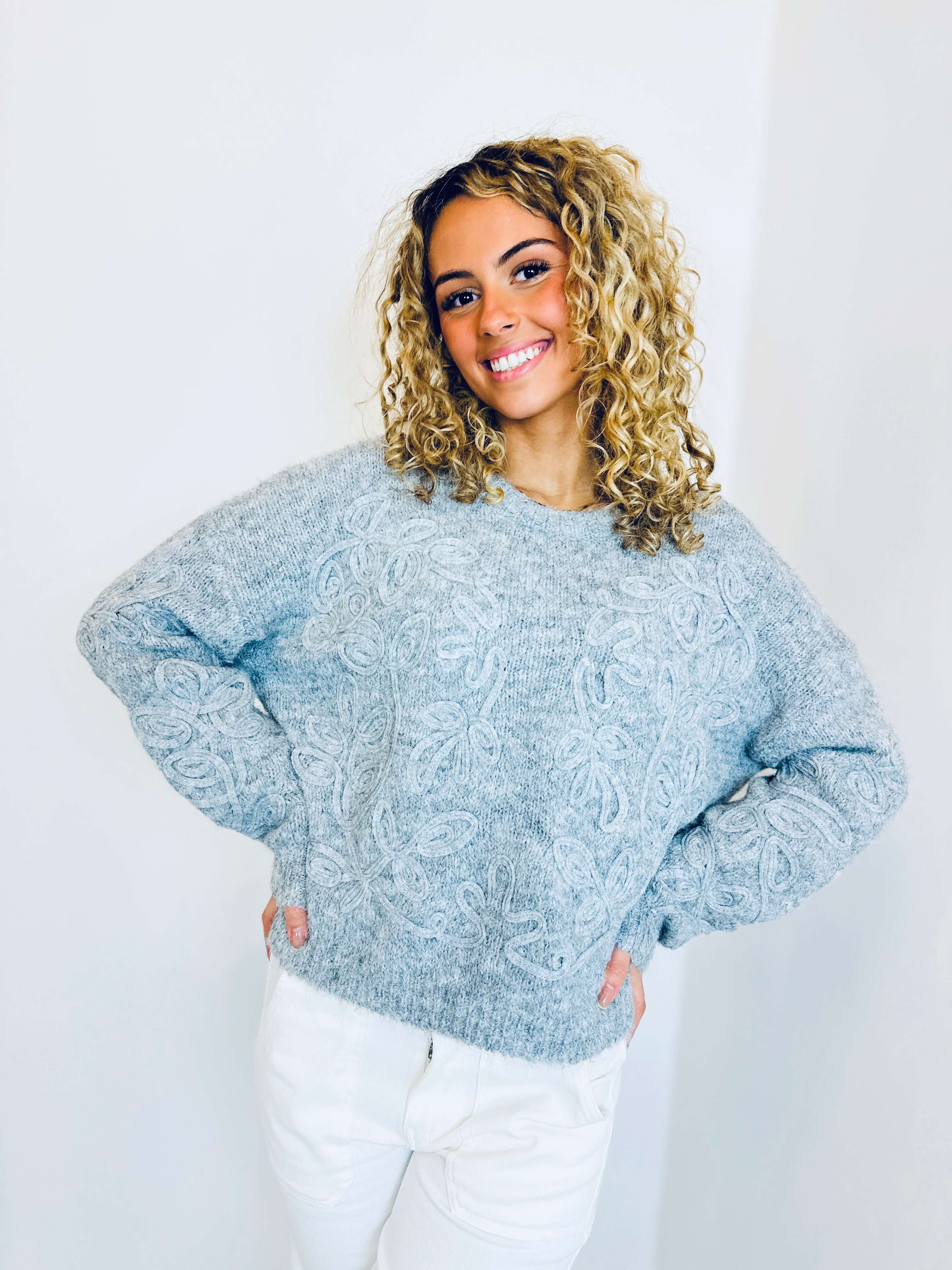 Pull gris - MARGOT