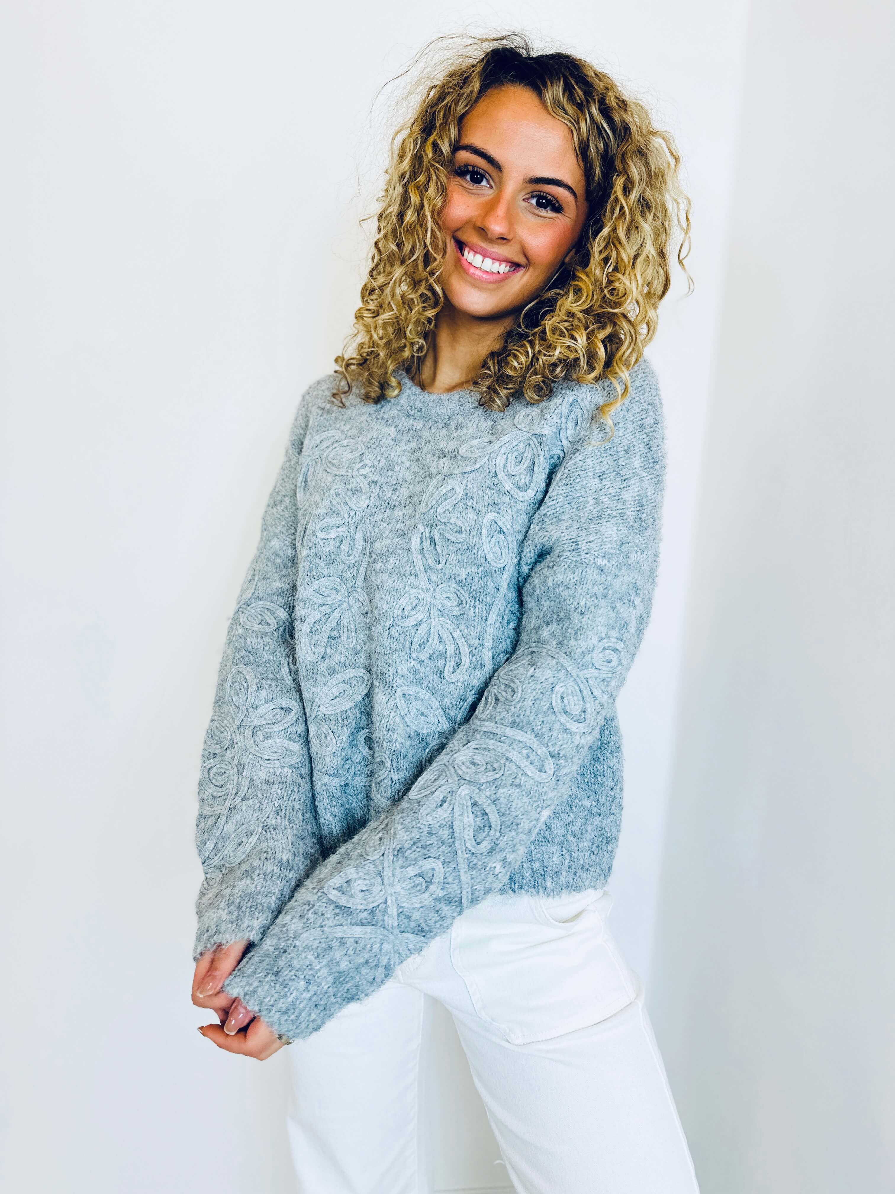 Pull gris - MARGOT