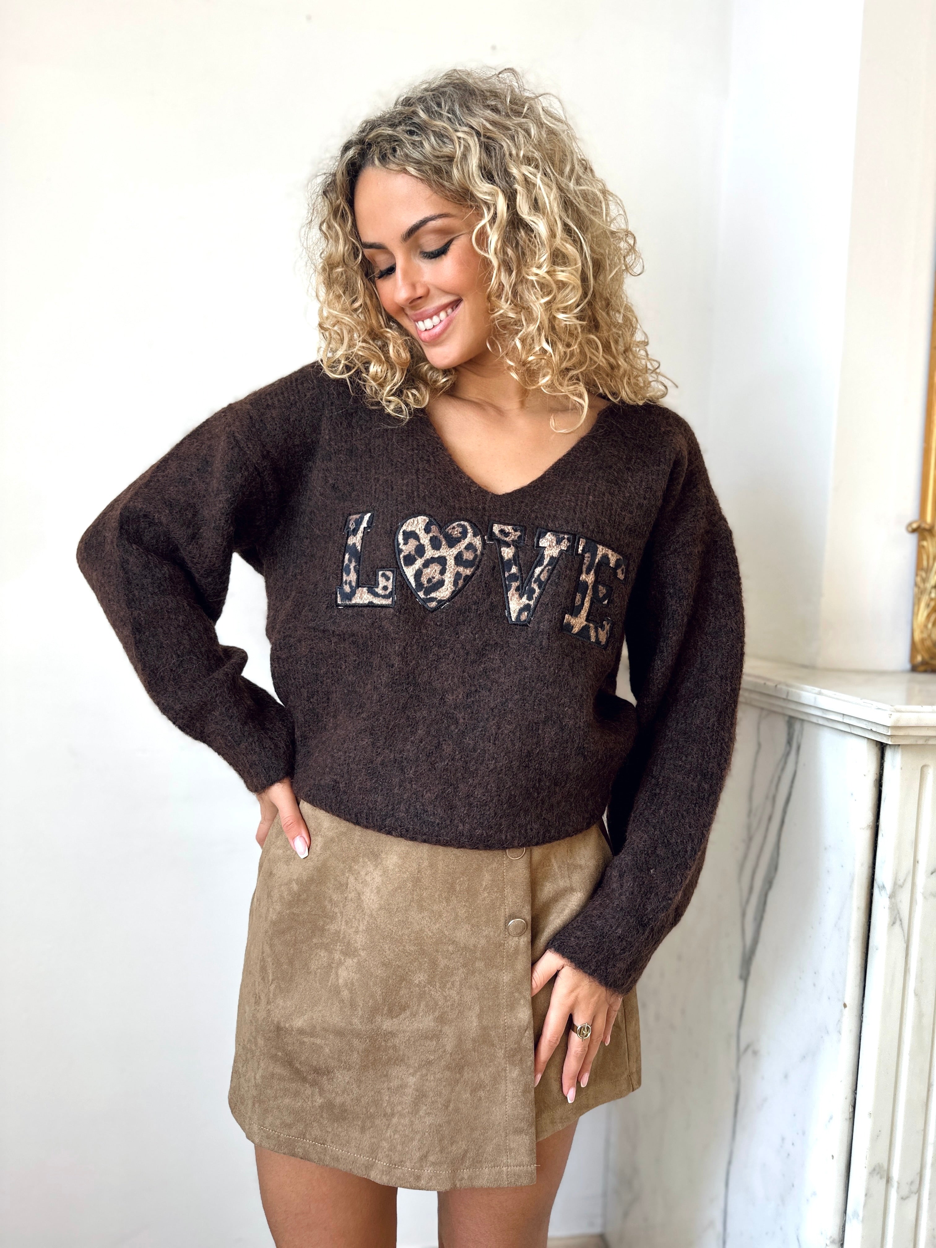Pull chocolat - LOVELY