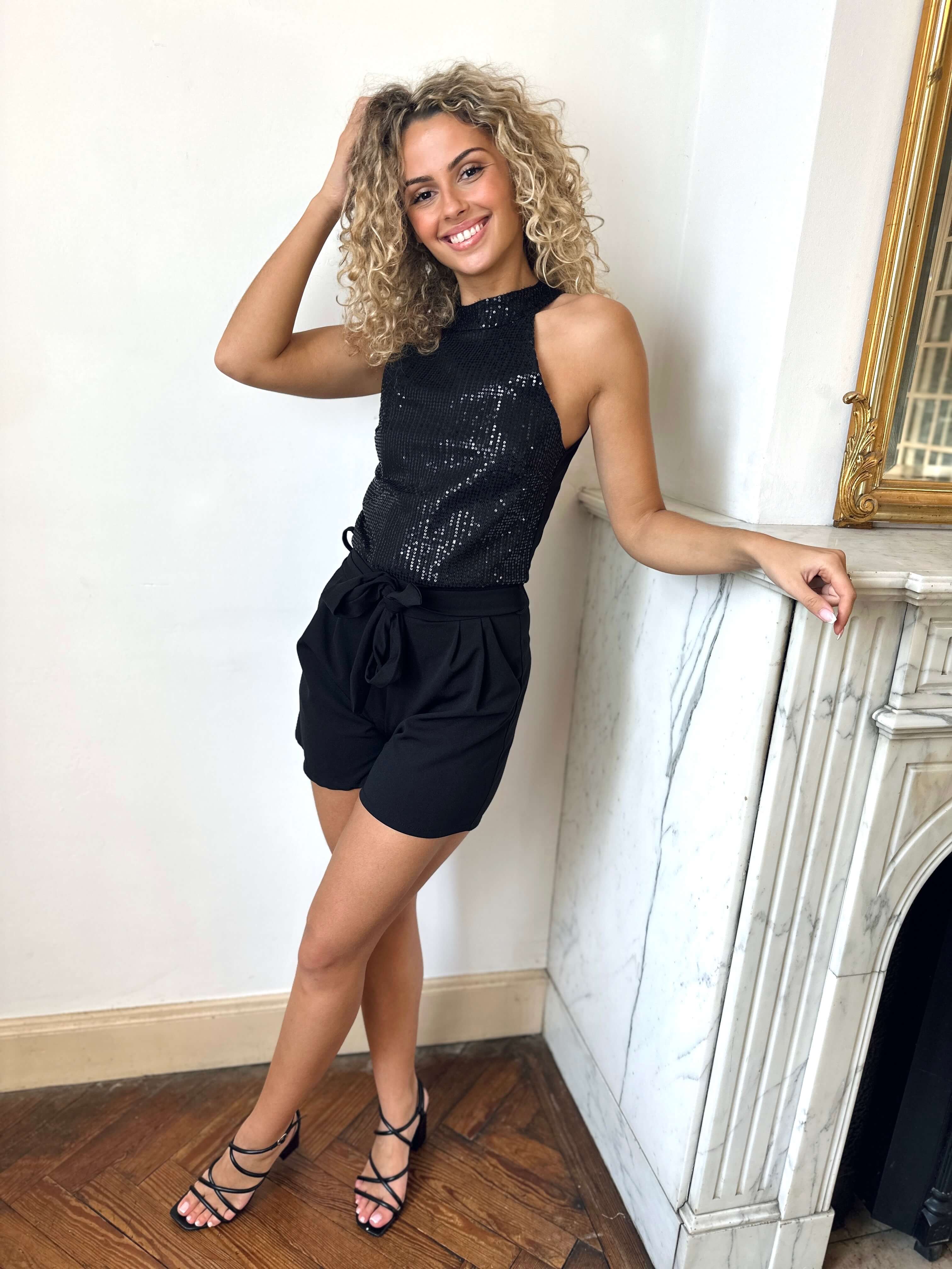 Combishort noire - MILA