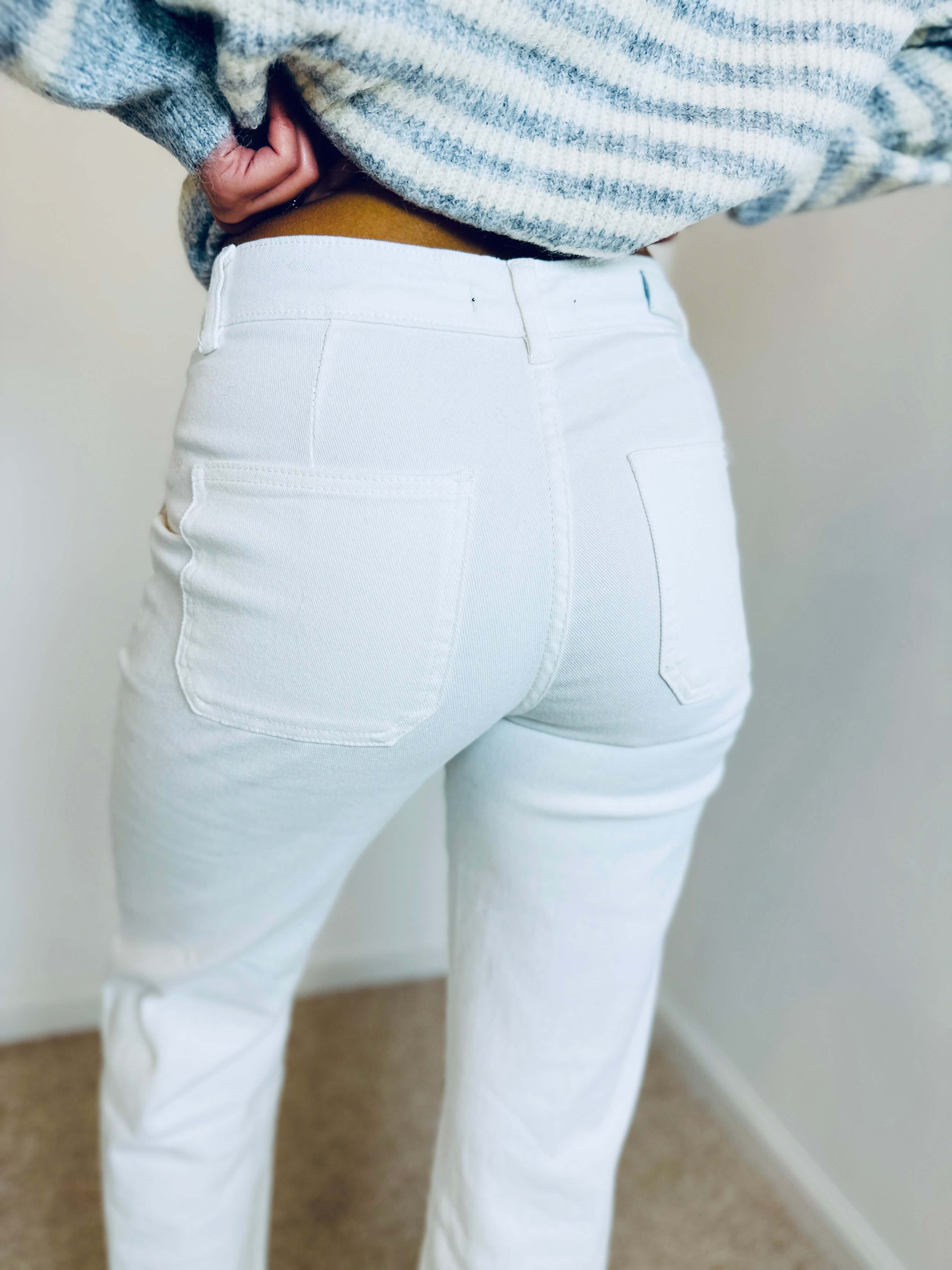 Pantalon blanc "TOXIK" - EVA