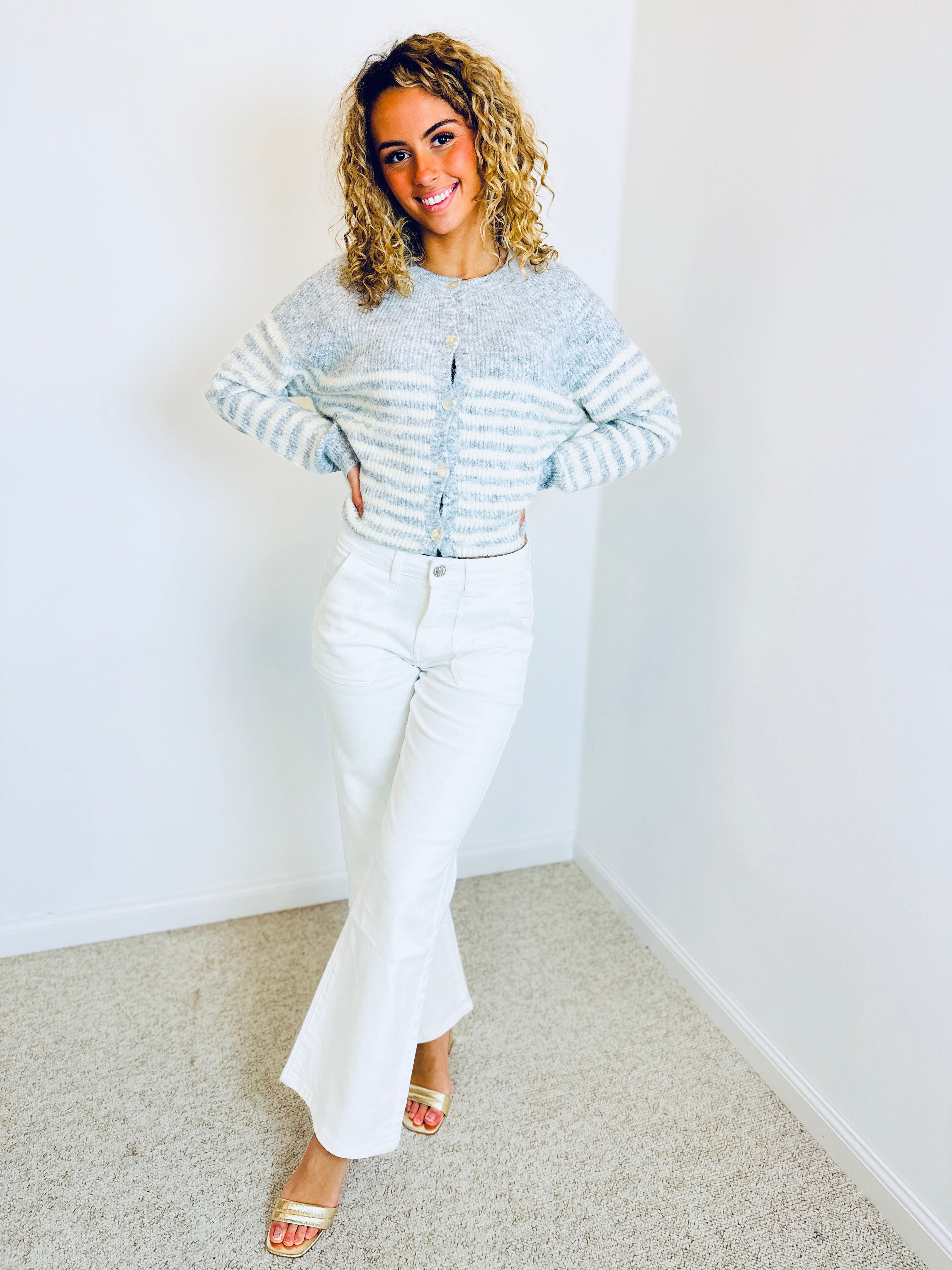 Pantalon blanc "TOXIK" - EVA