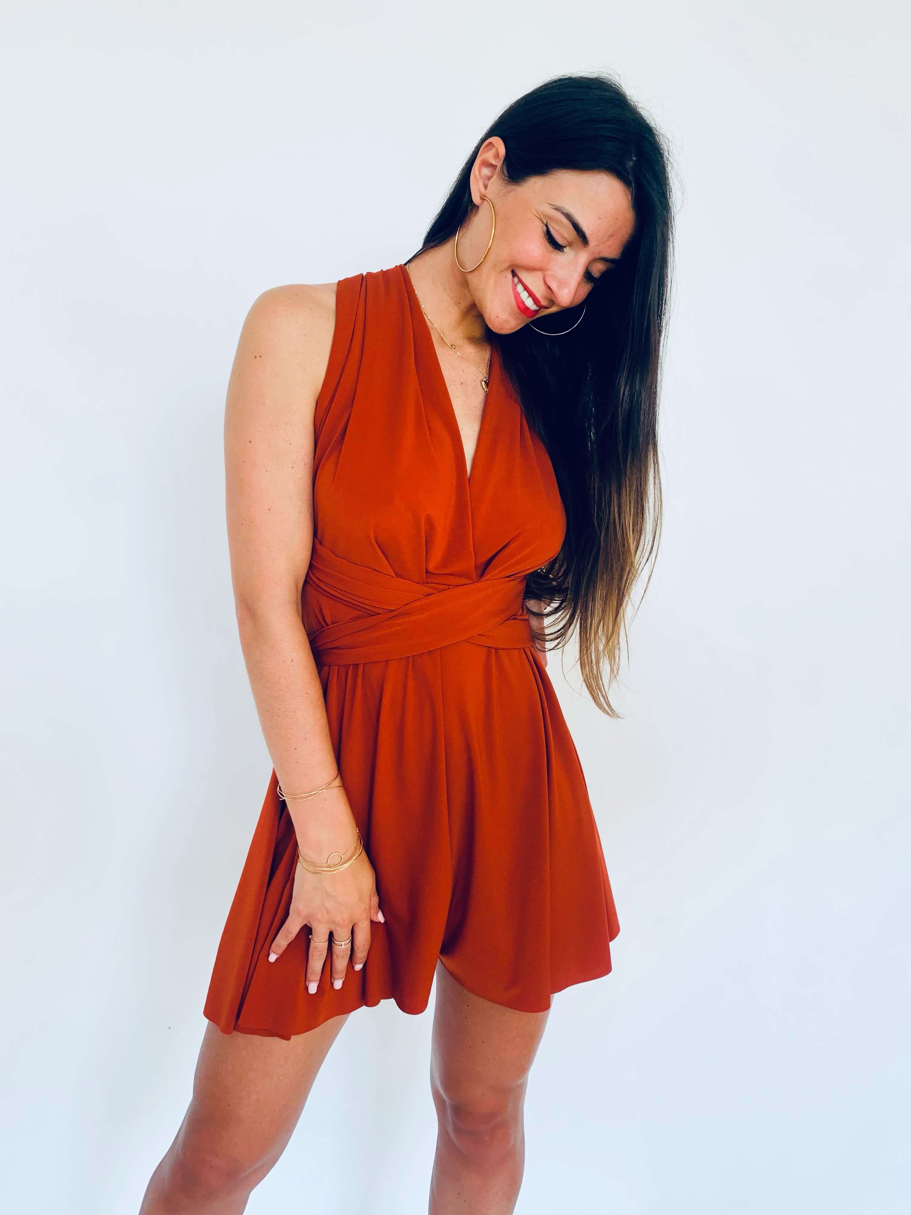 Combishort rouille - JULIETTE