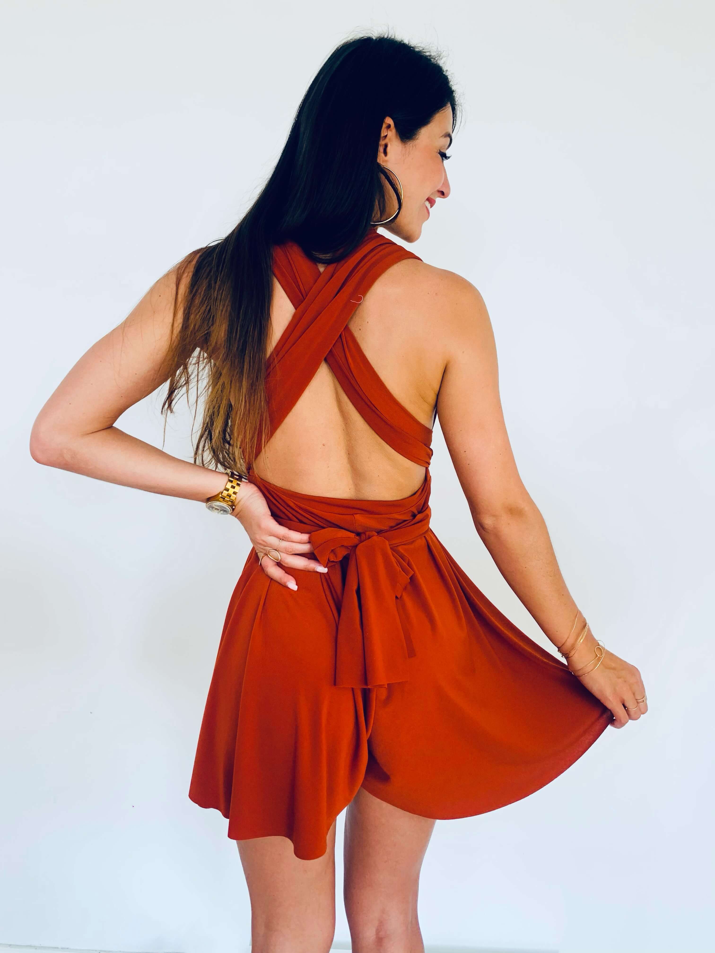 Combishort rouille - JULIETTE