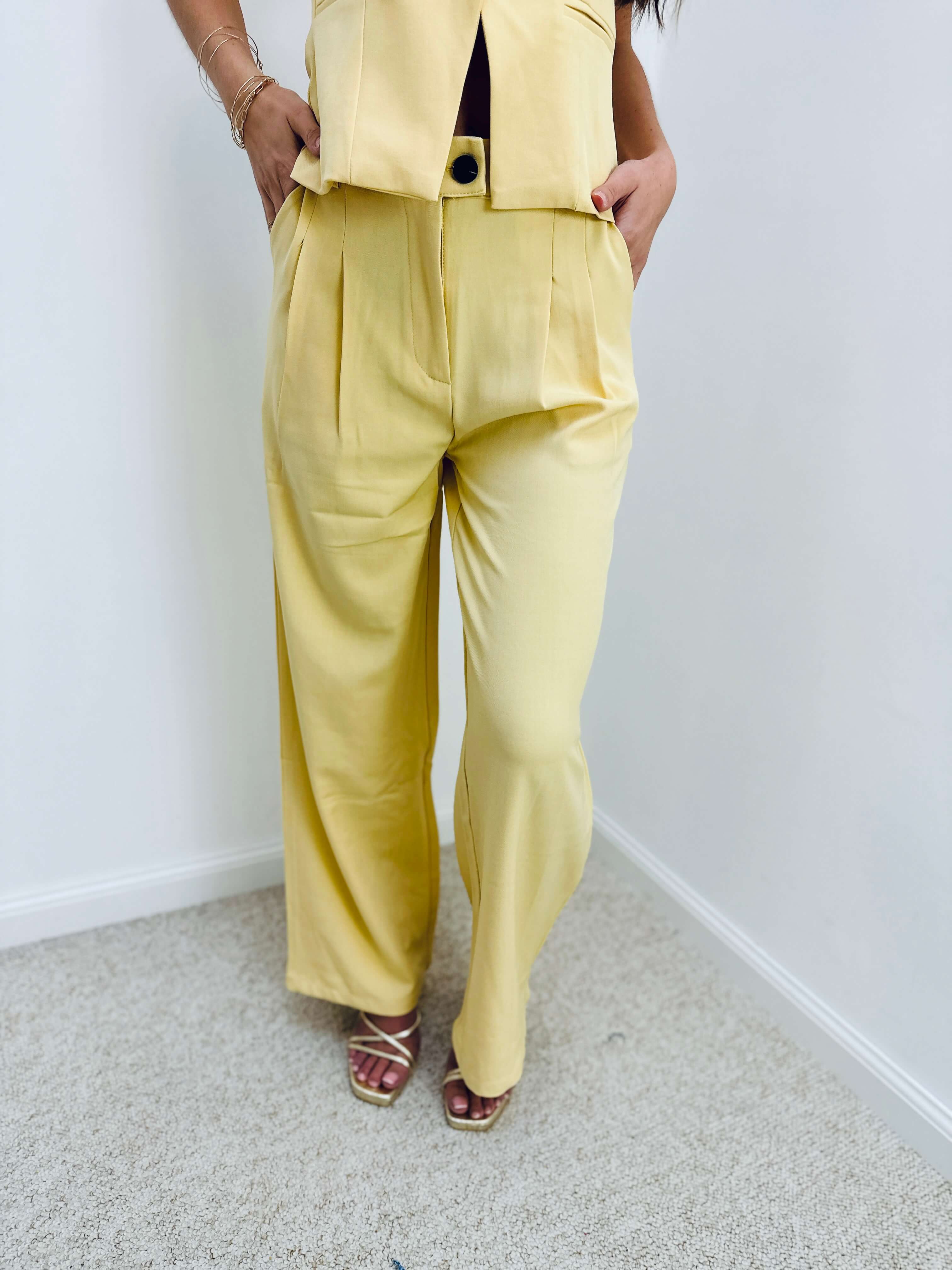 Pantalones amarillos - PAULINE