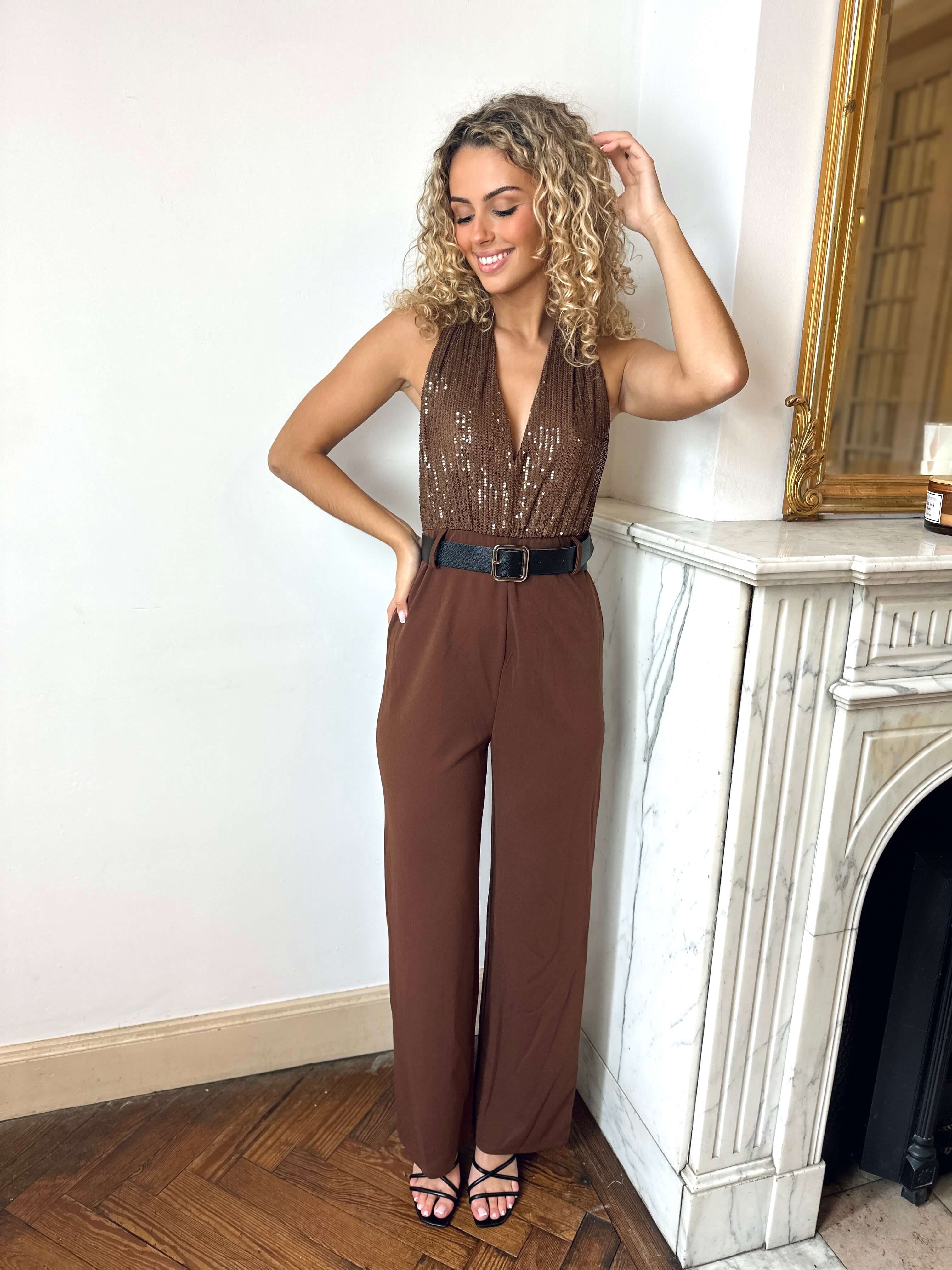 Combinaison marron - DIANE