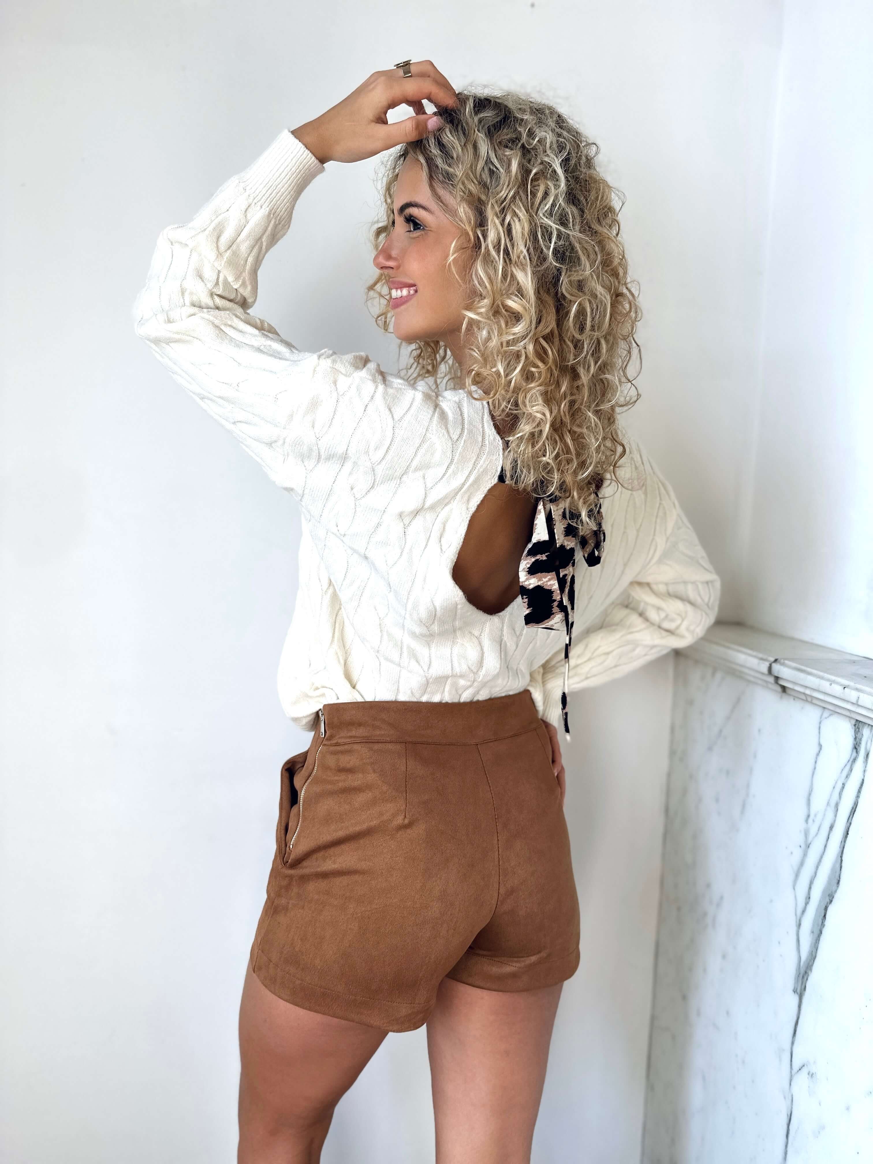 Jersey con estampado de leopardo - CLARA