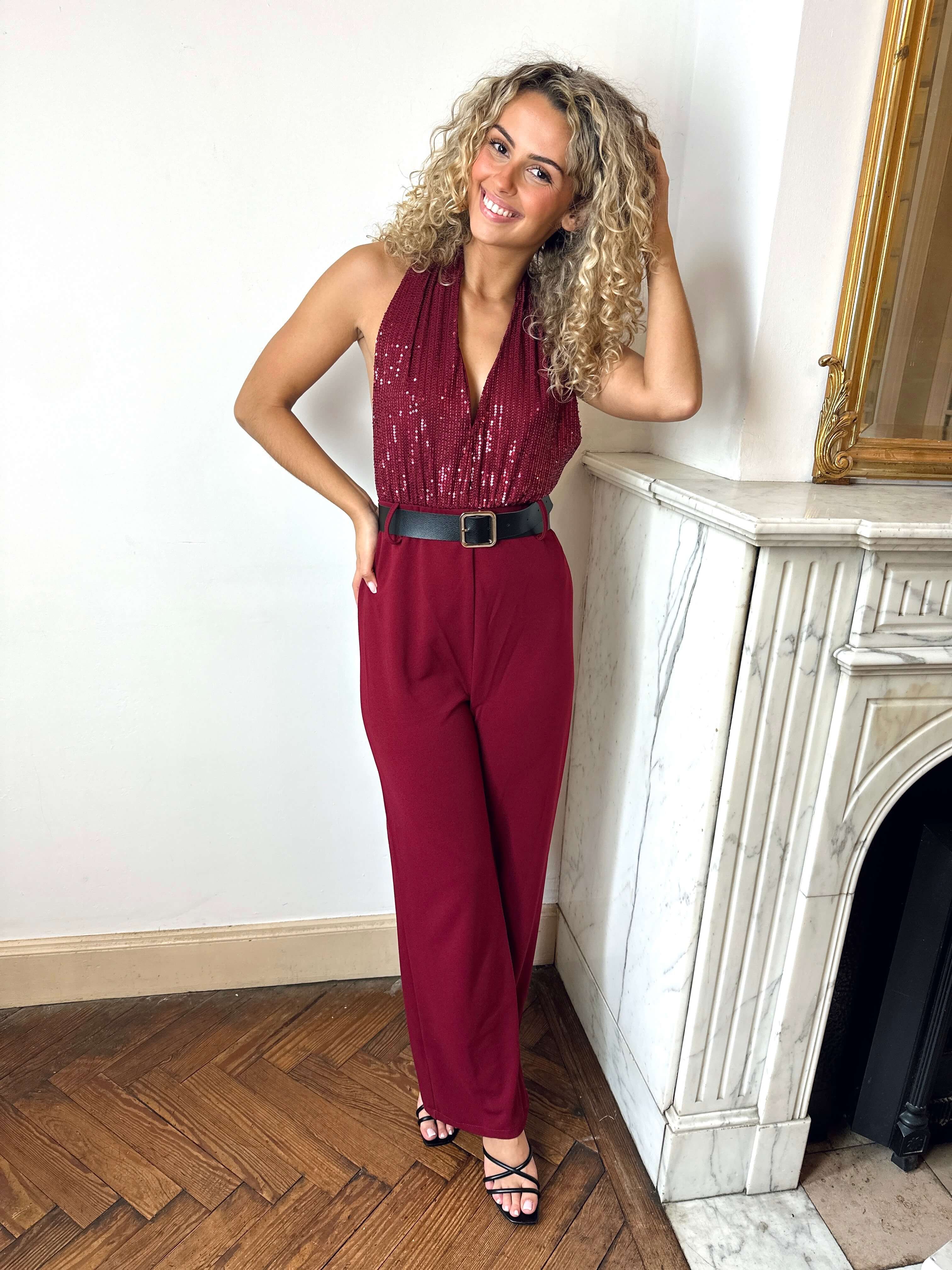 Combinaison bordeaux - DIANE